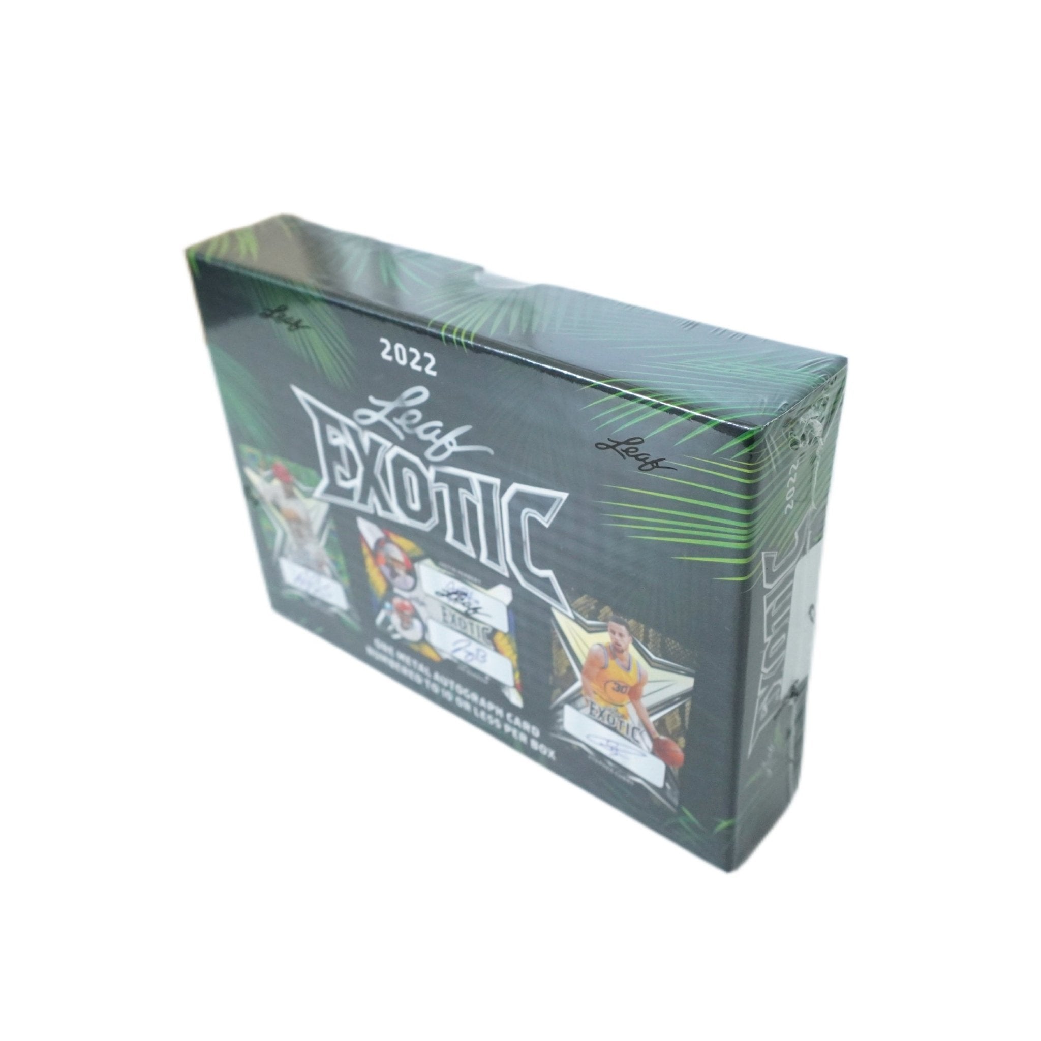 Leaf Exotic Multi Sport Hobby Box 2022 Seitenansicht – Multi Sport Trading Cards, Autogramme von Top-Athleten, Rare Inserts und exklusive Hobby Box kaufen bei Habibicards
