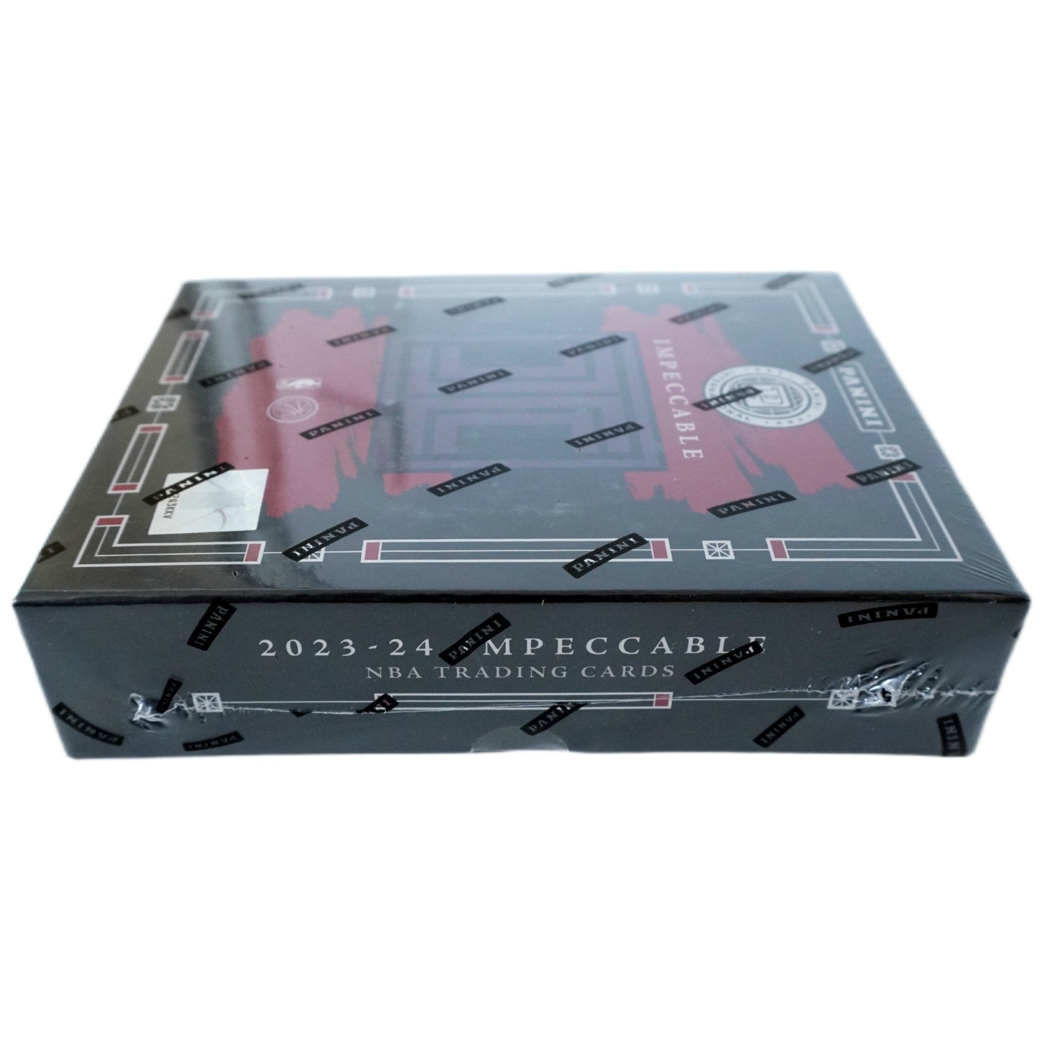 Panini Impeccable Basketball Hobby Box 2023/24 linke Seite – Panini NBA Trading Cards, High-End Basketballkarten, Impeccable Hobby Box kaufen bei Habibicards