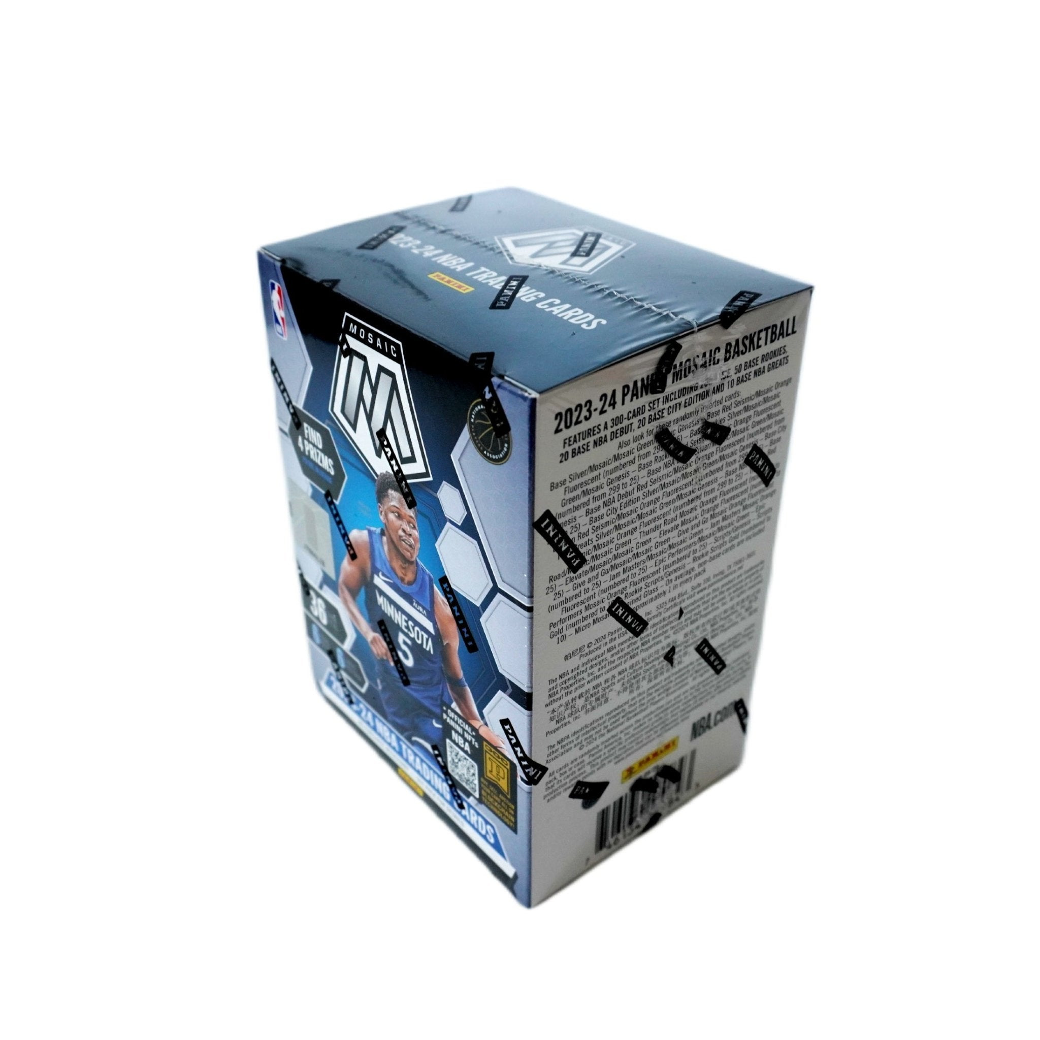 Panini Mosaic NBA Blaster Box 2023/24 Seitenansicht – Panini Basketballkarten, Mosaic Trading Cards, Inserts und Parallels günstig kaufen bei Habibicards