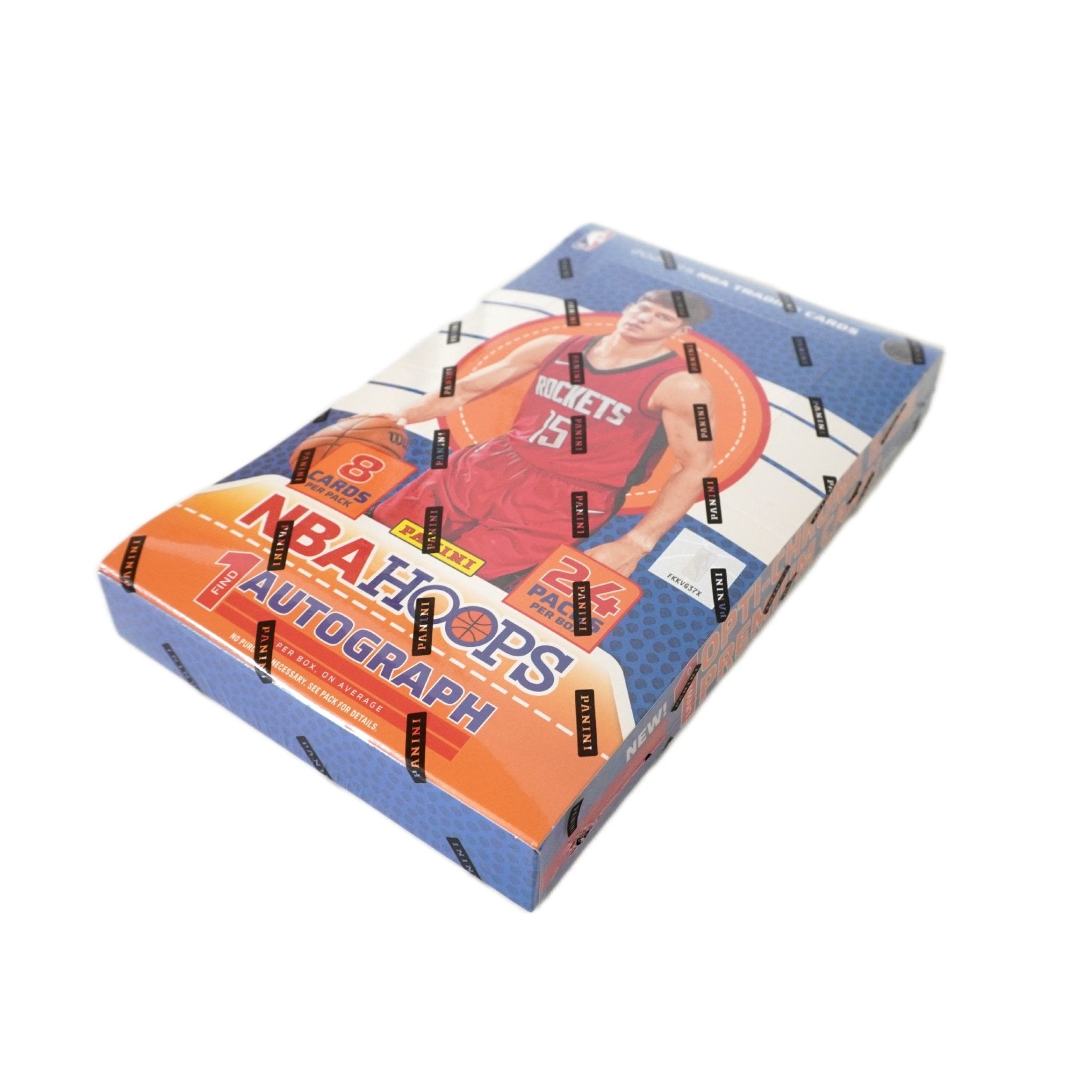 Panini Hoops NBA Hobby Box 2024/25 Seitenansicht – Panini Basketballkarten, NBA Trading Cards, Sammlerbox, Rookie Cards günstig kaufen bei Habibicards