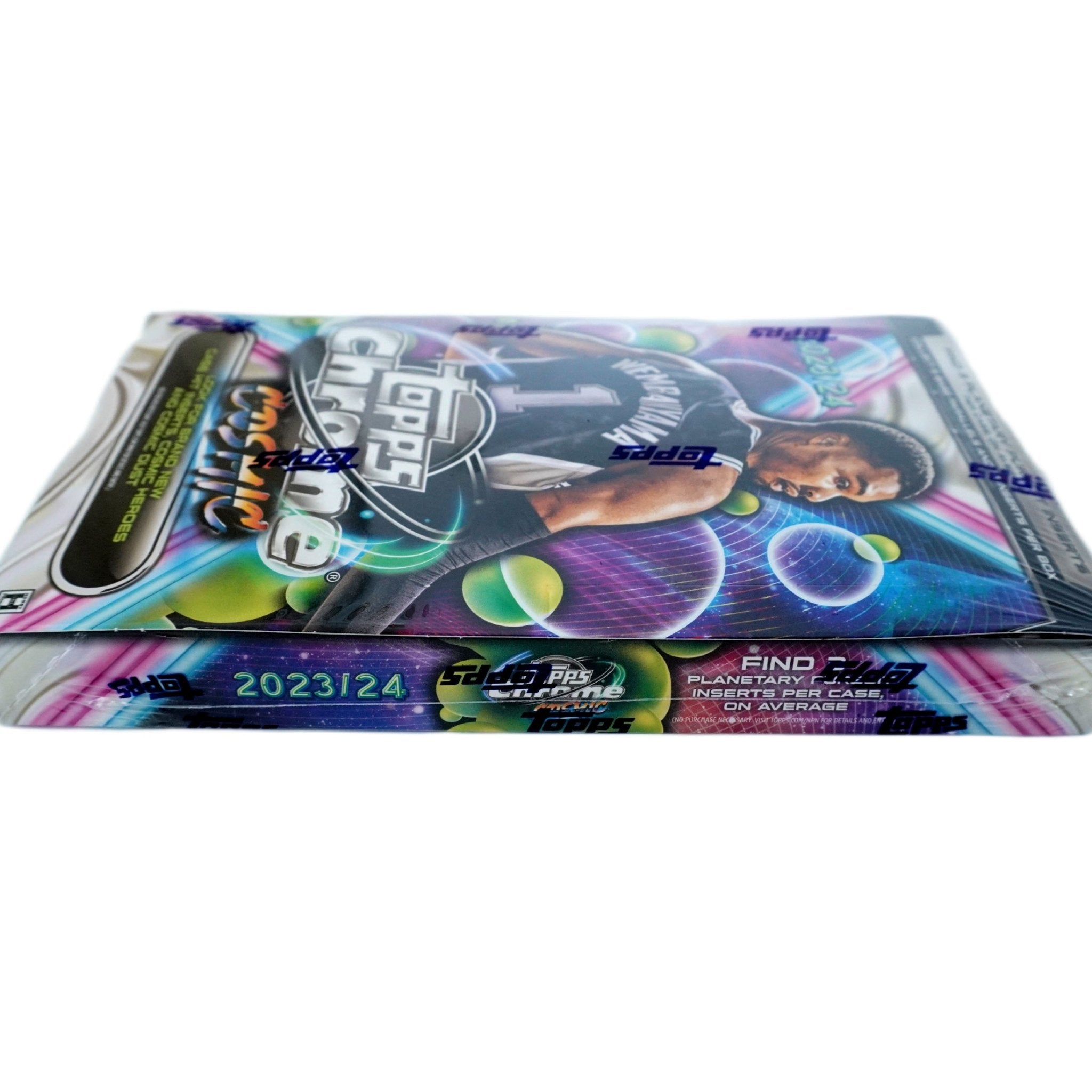 Topps Chrome Cosmic Basketball Hobby Box 2024 rechte Seite – NBA Basketballkarten, Cosmic Chrome Trading Cards Hobby Box kaufen bei Habibicards