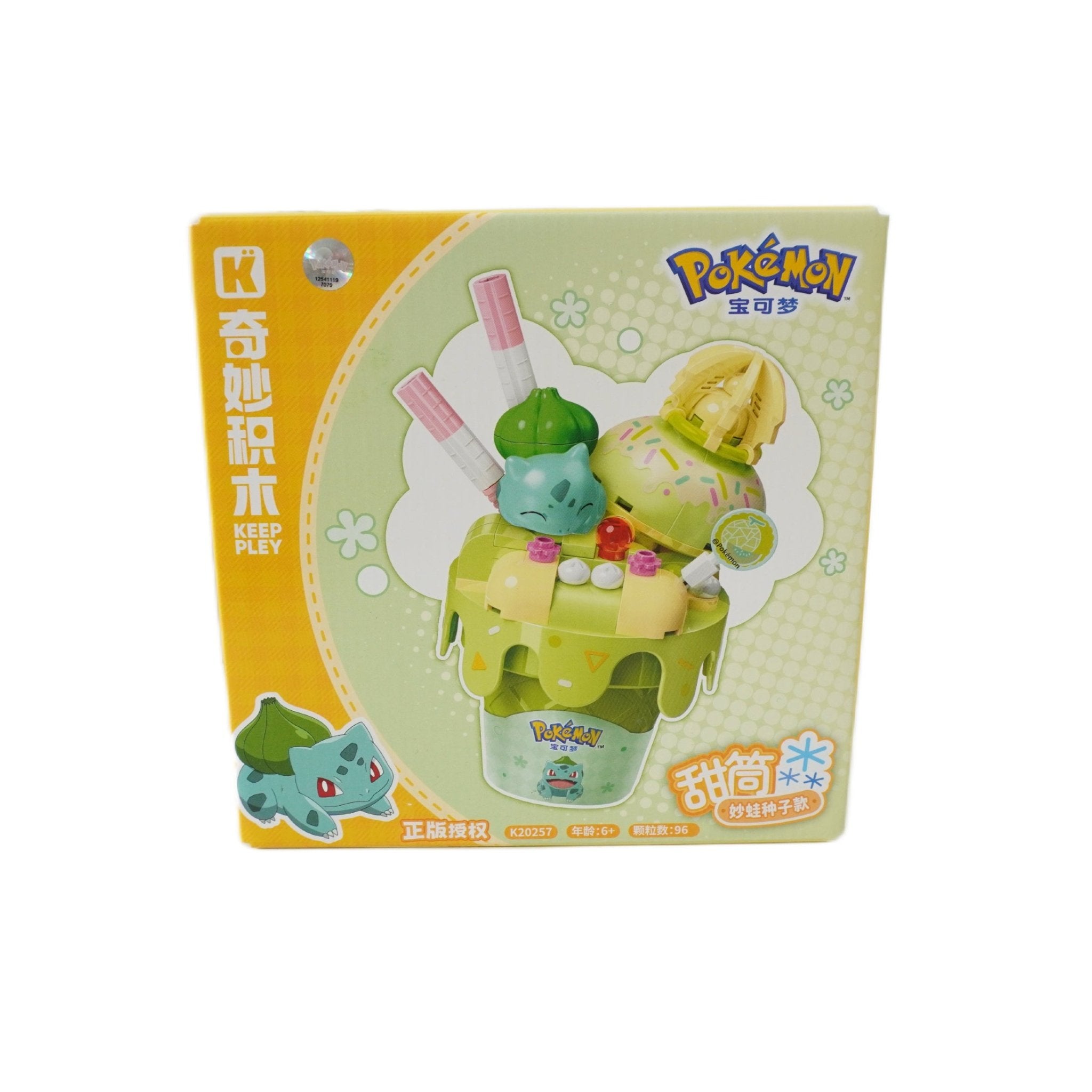Pokemon Bisasam Eis Klemmbaustein Set