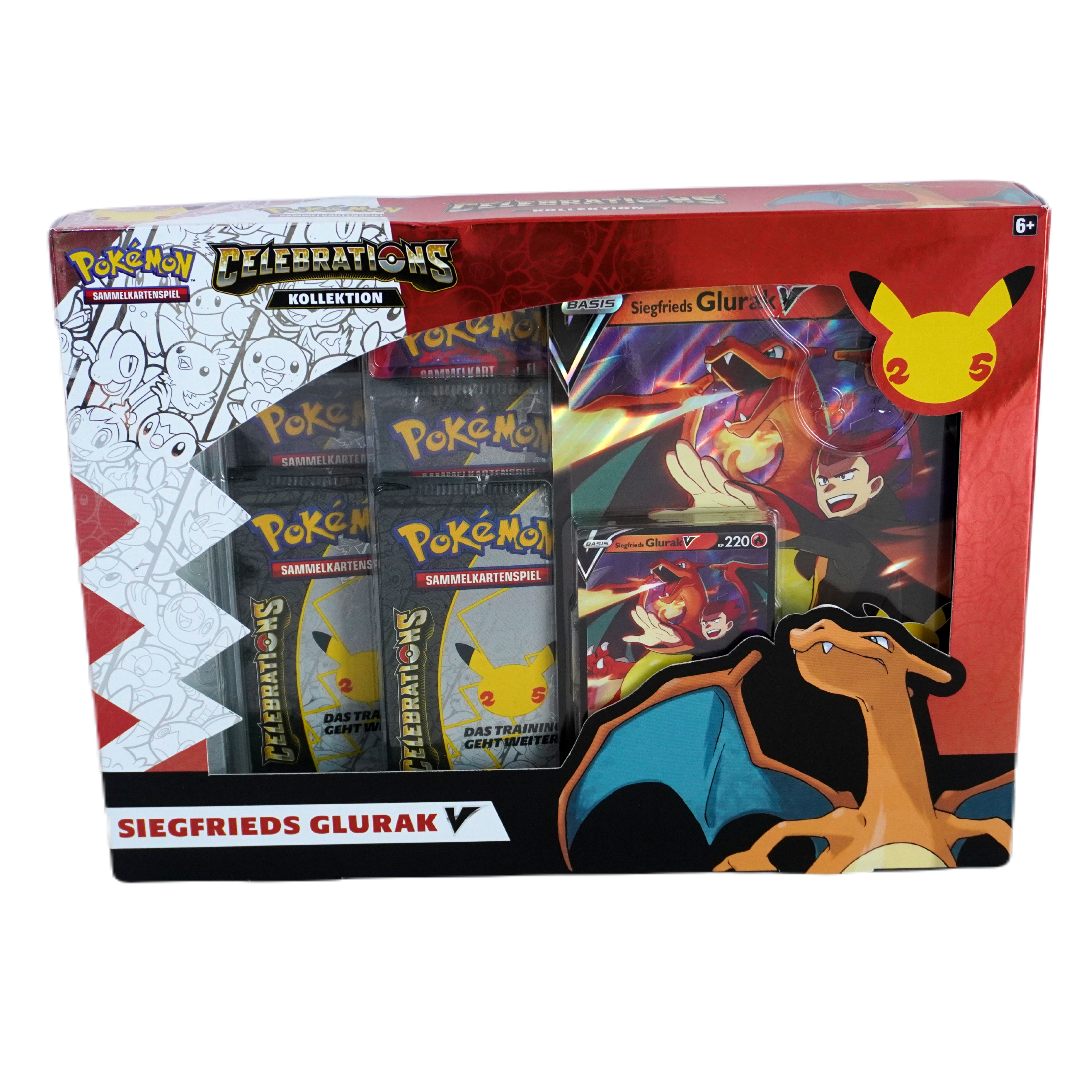 Pokemon Celebrations Siegfrieds Glurak V DE