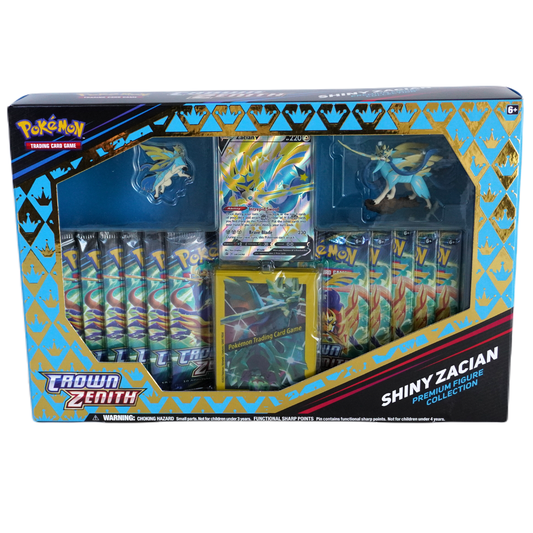 Pokemon Crown Zenith Premium Figure Collection - Shiny Zacian ENG