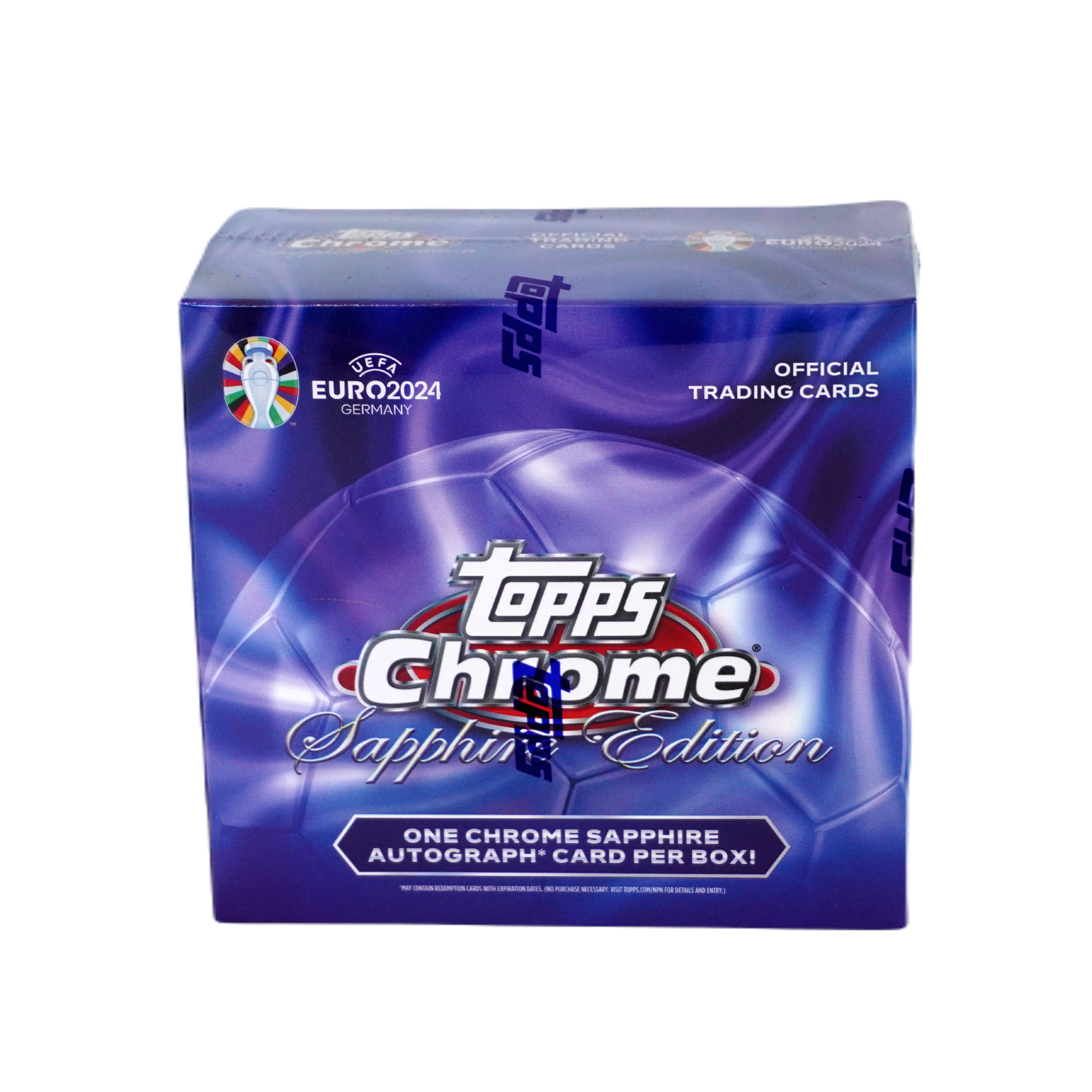 Topps Euro 2024 Chrome Sapphire Box