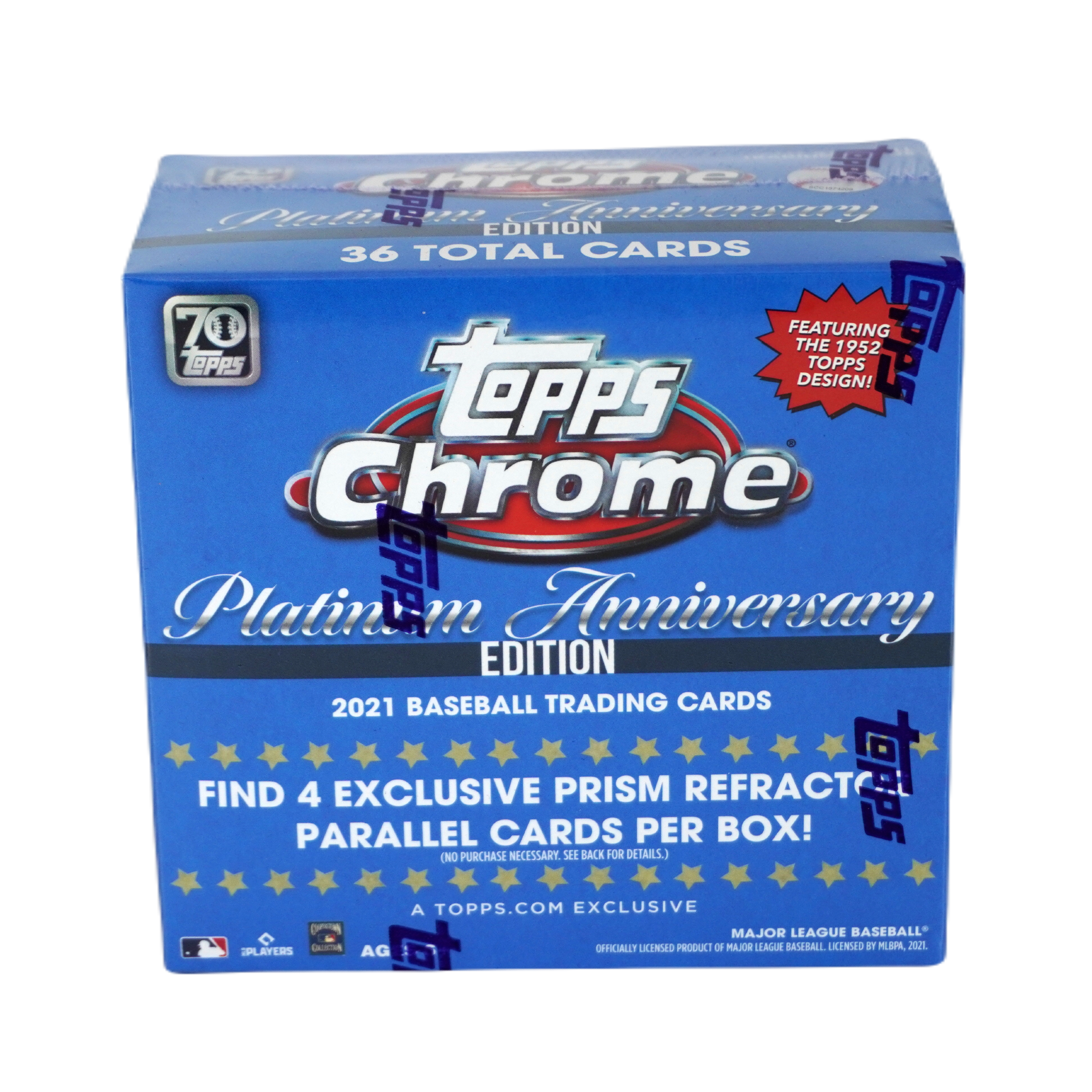 2021 Topps Chrome Platinum Anniversary Baseball Mega Box