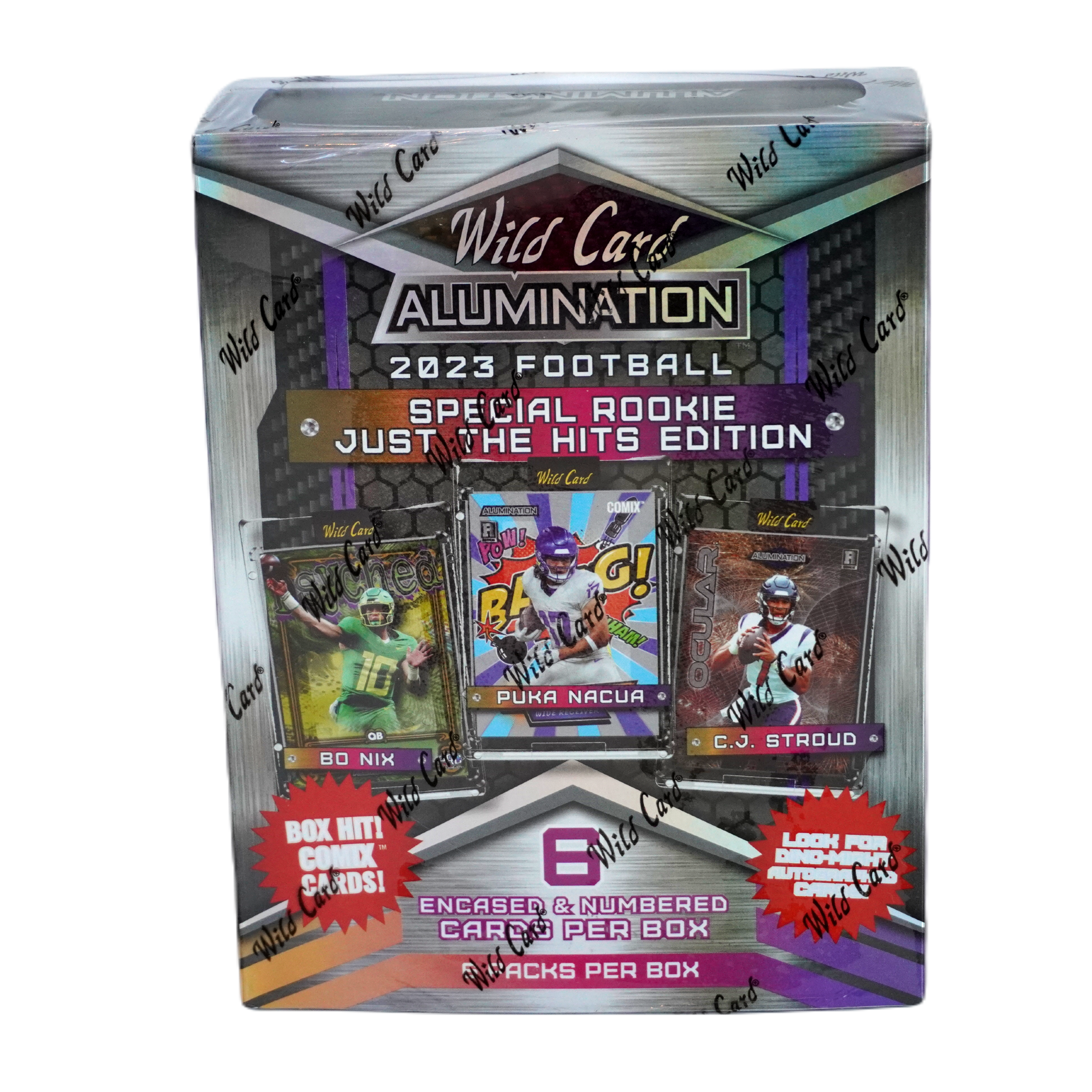 2023 Wild Card Alumination Rookie Insert Edition Football Hobby Box