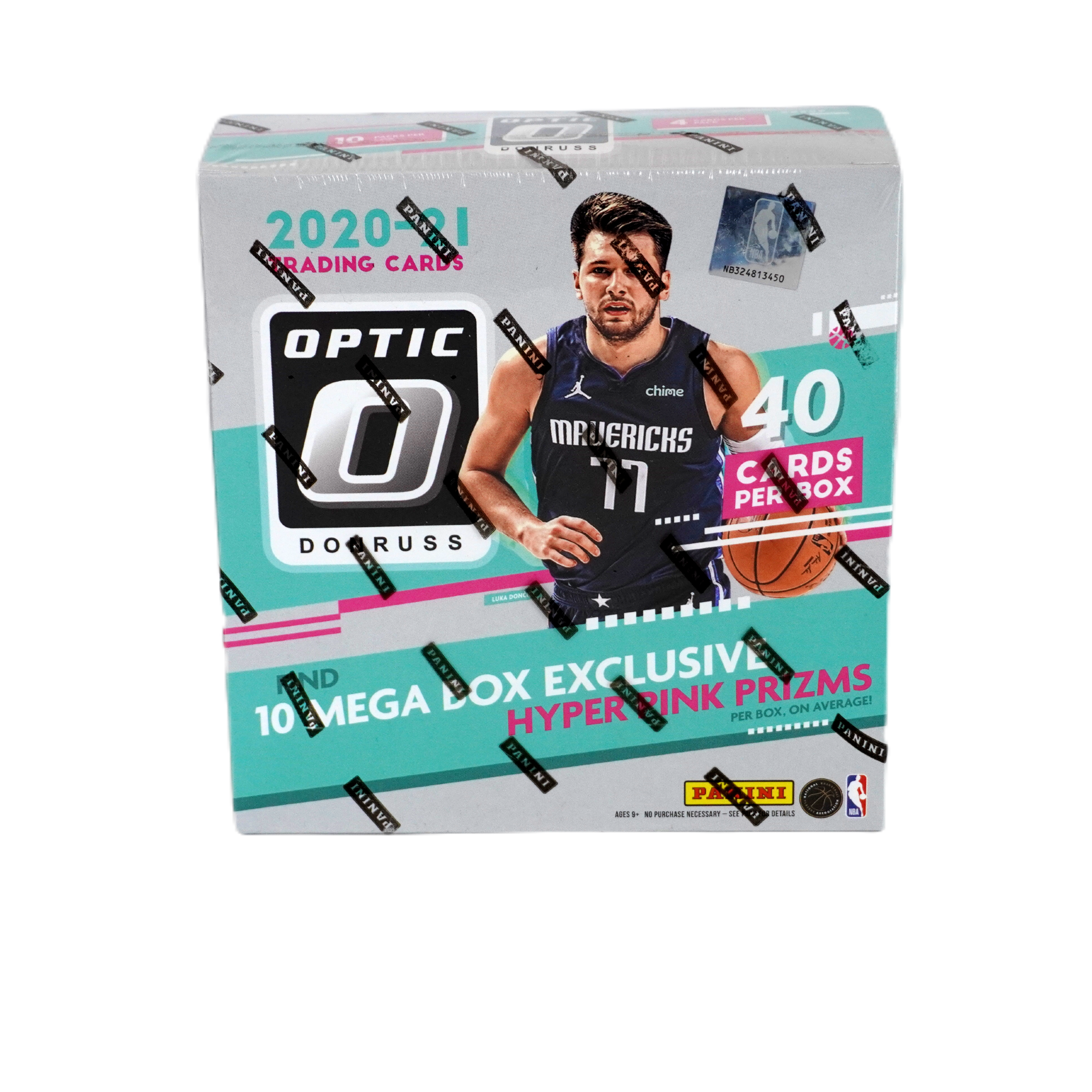 NBA Basketball Trading Cards 2020-21 Panini Donruss Optic Mega Box Hyper Pink