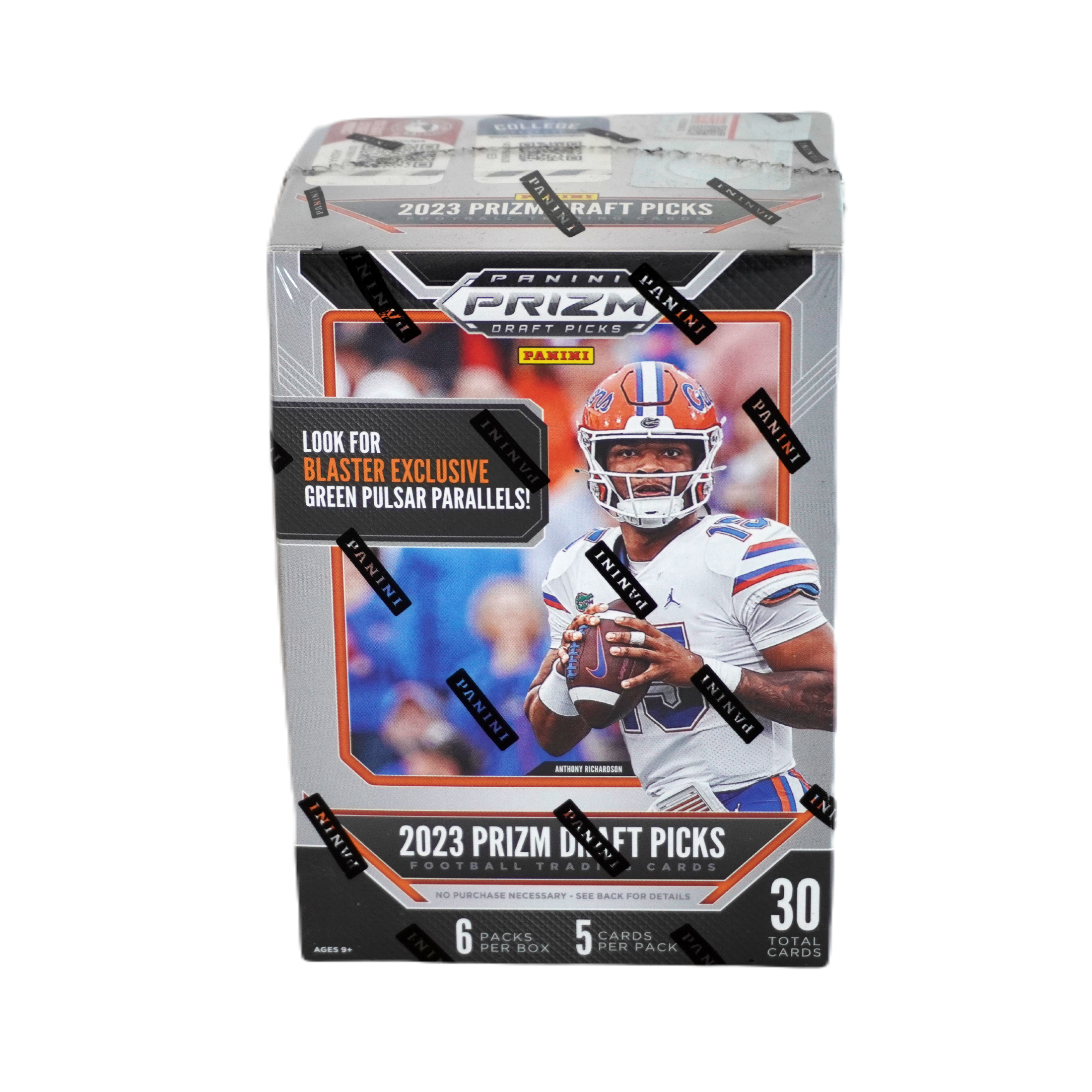 2023 Panini Prizm Draft Picks Football Blaster (Green Pulsar Parallels!)