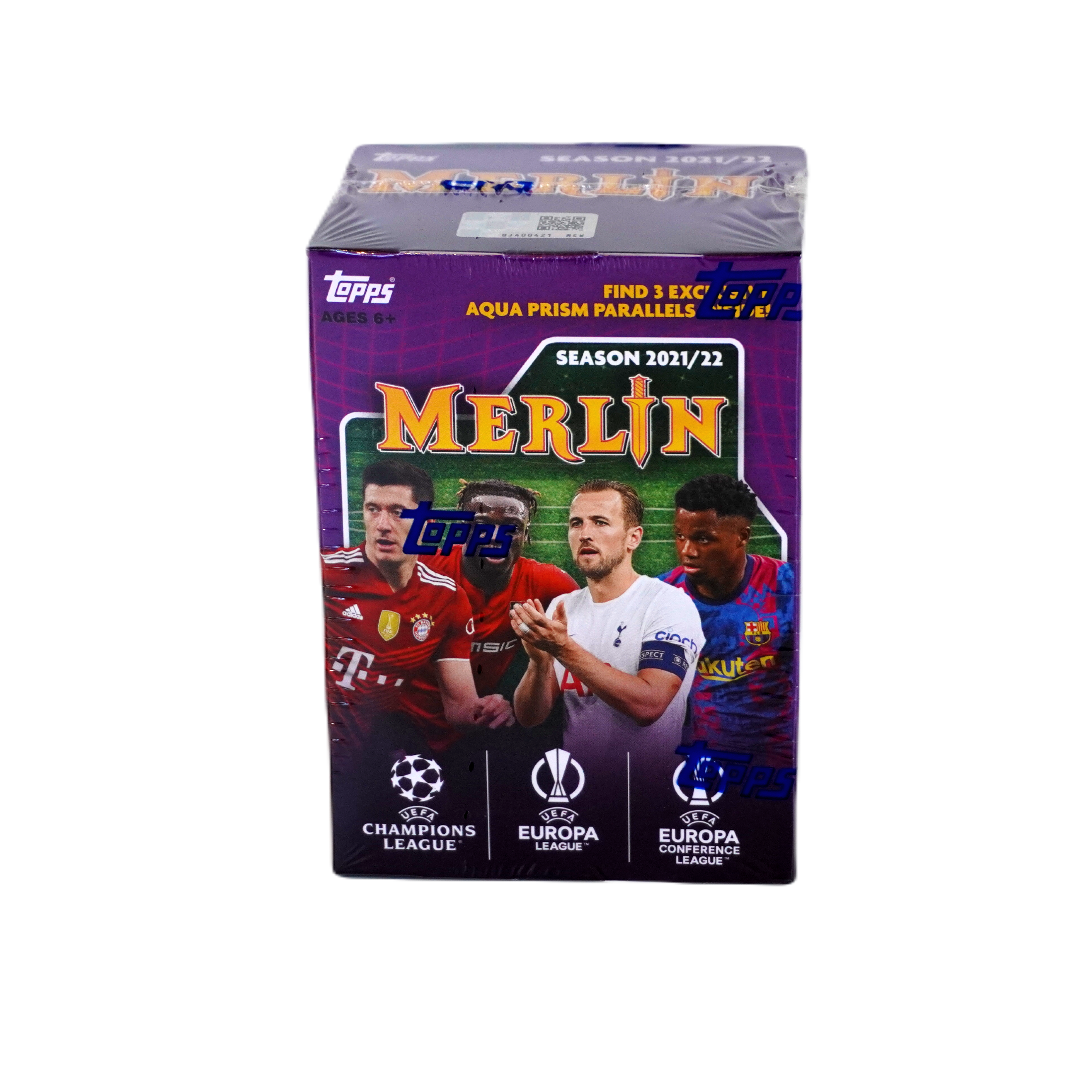 2021 22 Topps UEFA Champions League Merlin Chrome Soccer Blaster Box