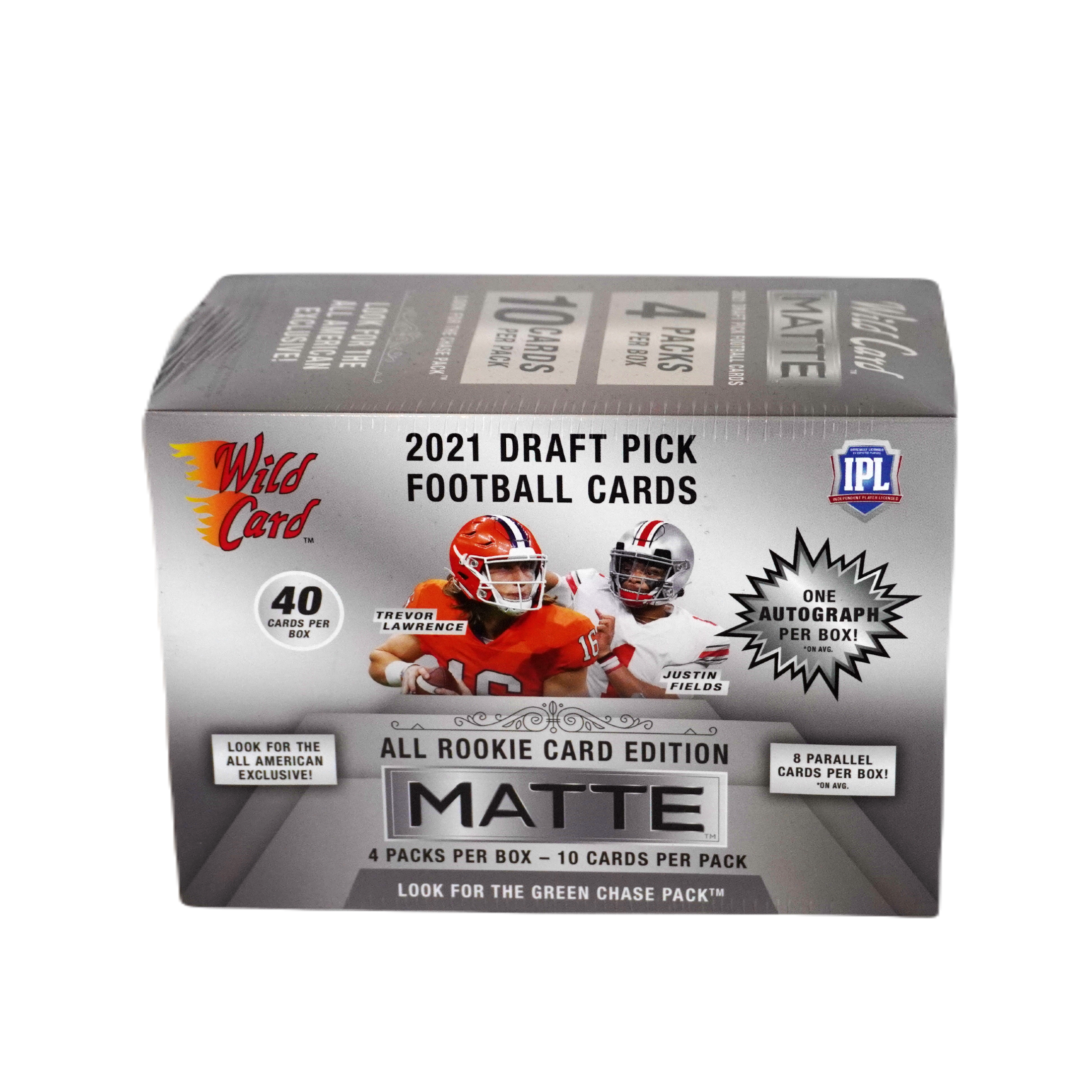 Wild Card Matte Silver Football Premium Blaster Box 2021