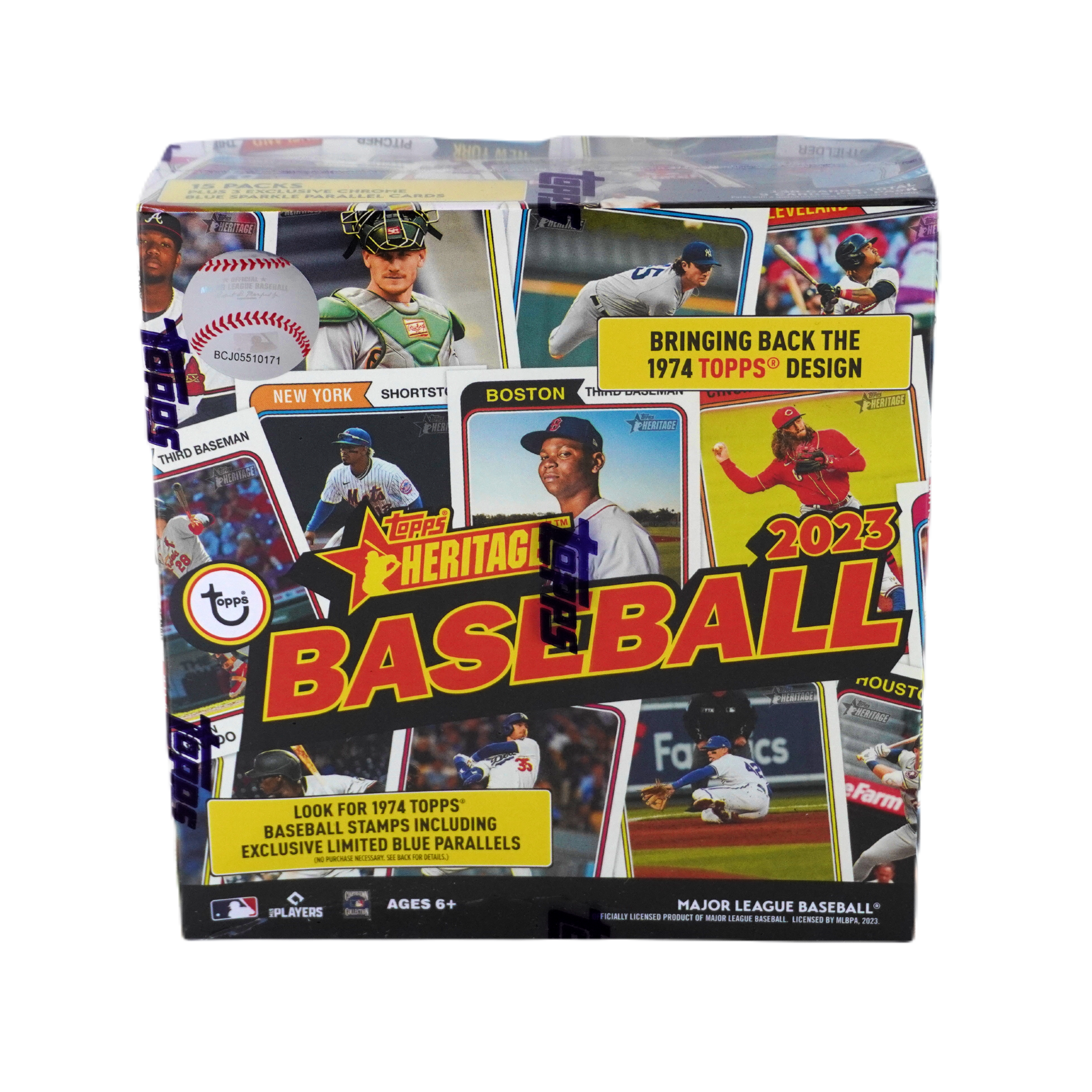 Topps Heritage Baseball Mega Box (Blue Parallels) 2023