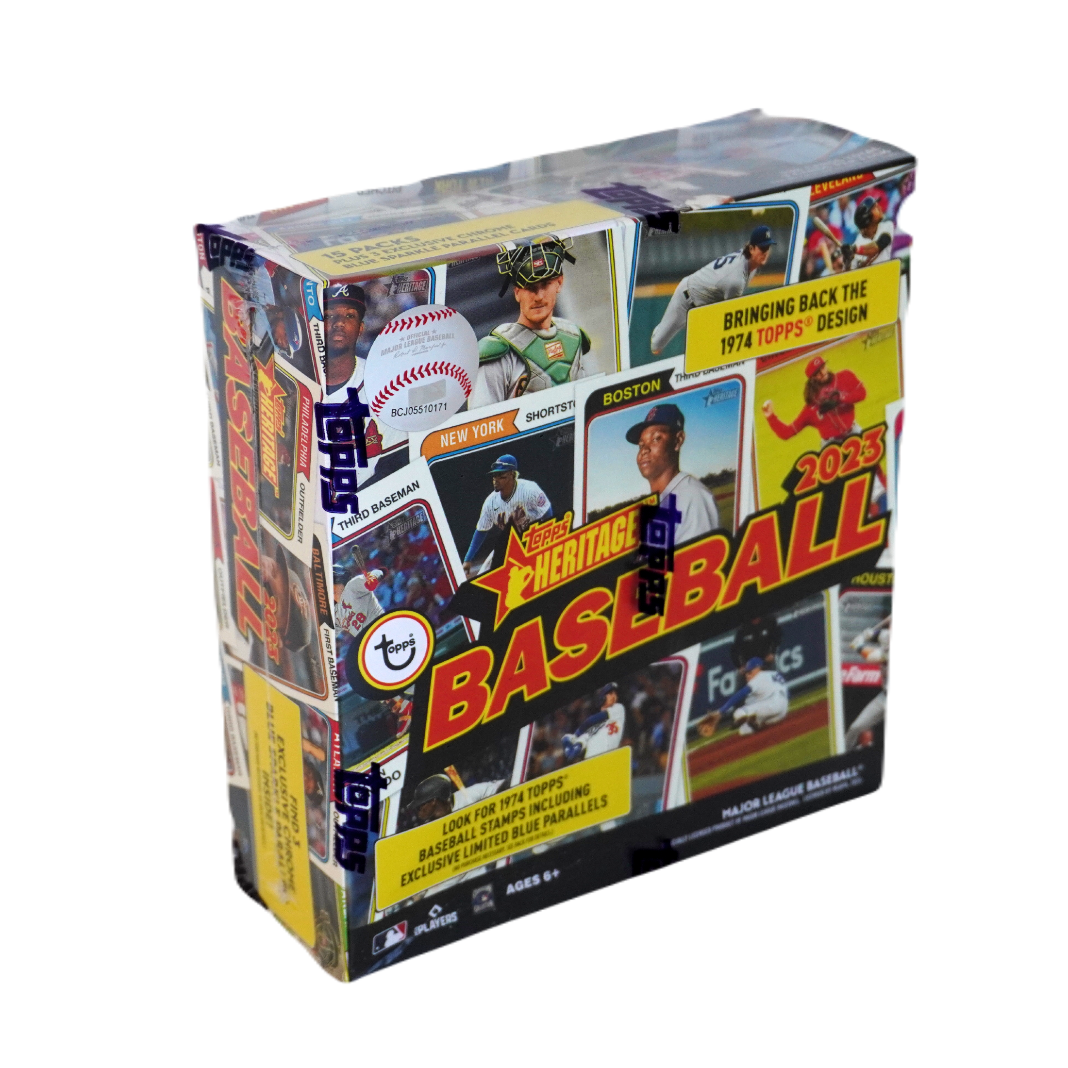 Topps Heritage Baseball Mega Box (Blue Parallels) 2023
