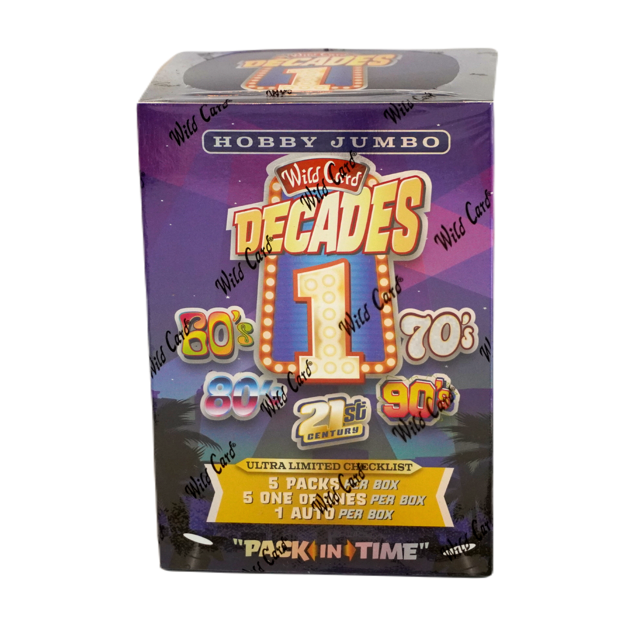 2024 Wild Card 5 Decades 1 Pop Culture Hobby Jumbo Box