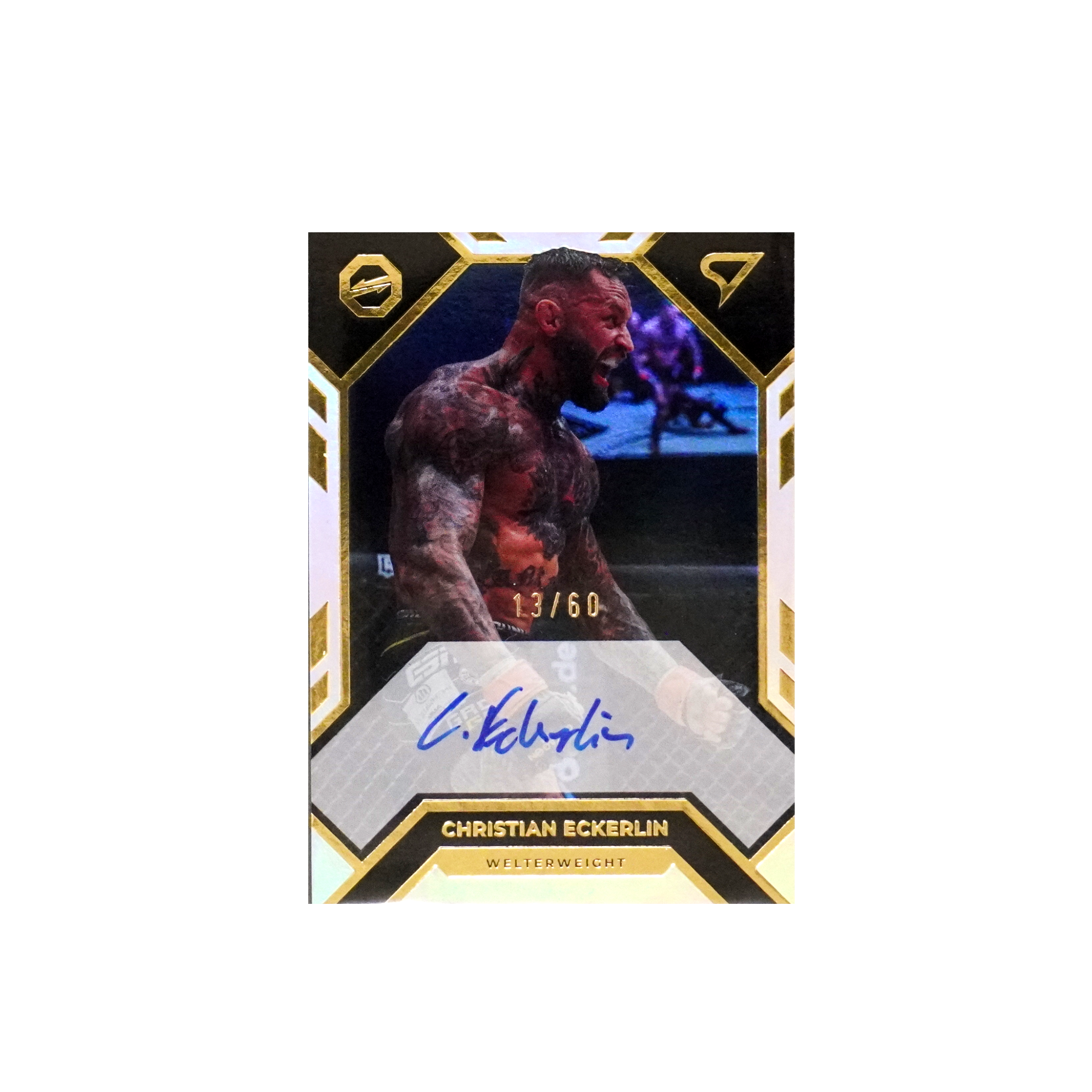 Oktagon Christian Eckerlin Weiß X/60 Autogramm Einzelkarte