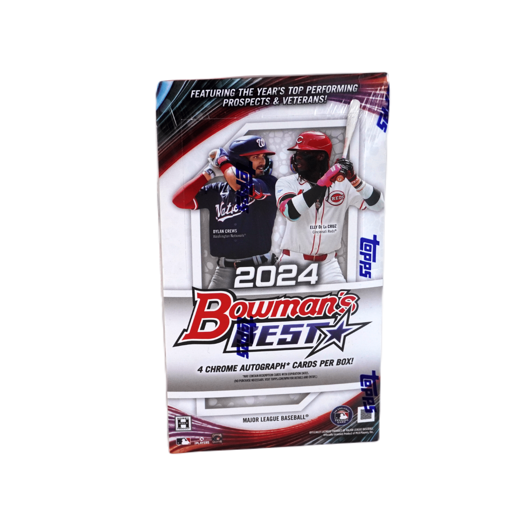 Bowman’s Best Baseball Hobby Box 2024 Vorderseite – originale Topps MLB Trading Cards mit Stars, Rookies, Autogrammkarten, Inserts und Parallels kaufen bei Habibicards