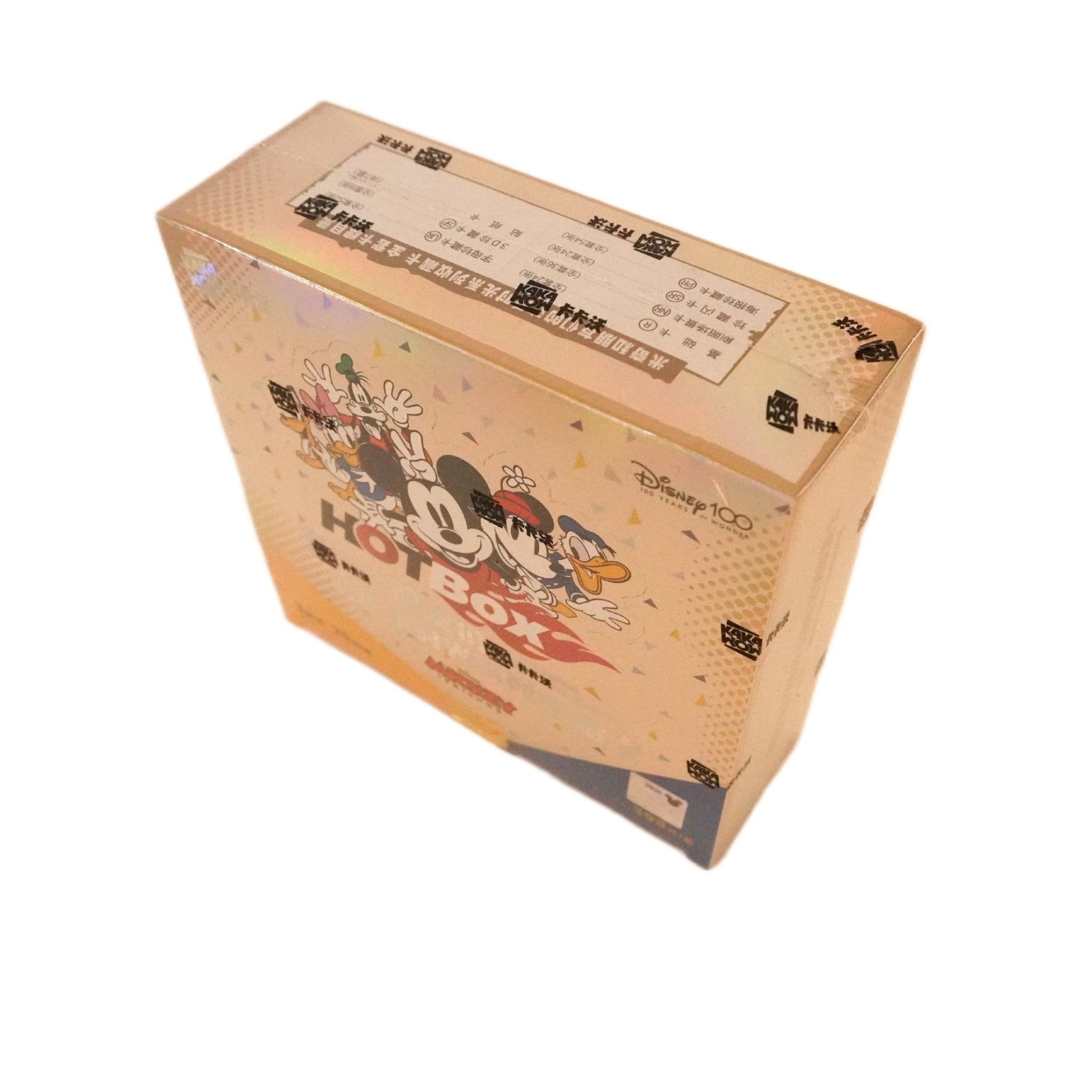 Kakawow Mickey & Friends Hotbox Display CH Rückseite – offizielles Disney-Sammelset mit Nostalgie, Collectors Flair und exklusiven Trading Cards kaufen bei Habibicards