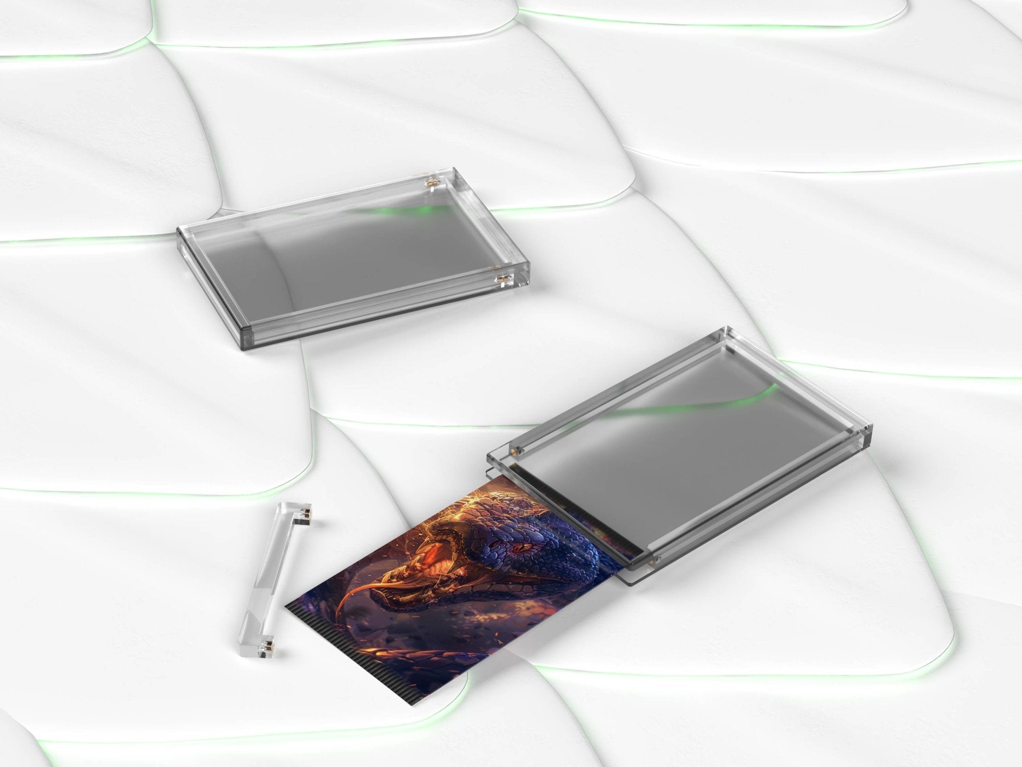 Kobra Collect Acryl Booster Pack Holder magnetic Vorderseite – Premium Acryl Halter mit Magnetverschluss für Pokémon Booster, Panini Packs und Topps Trading Cards, UV-Schutz und Sammler Display kaufen bei Habibicards