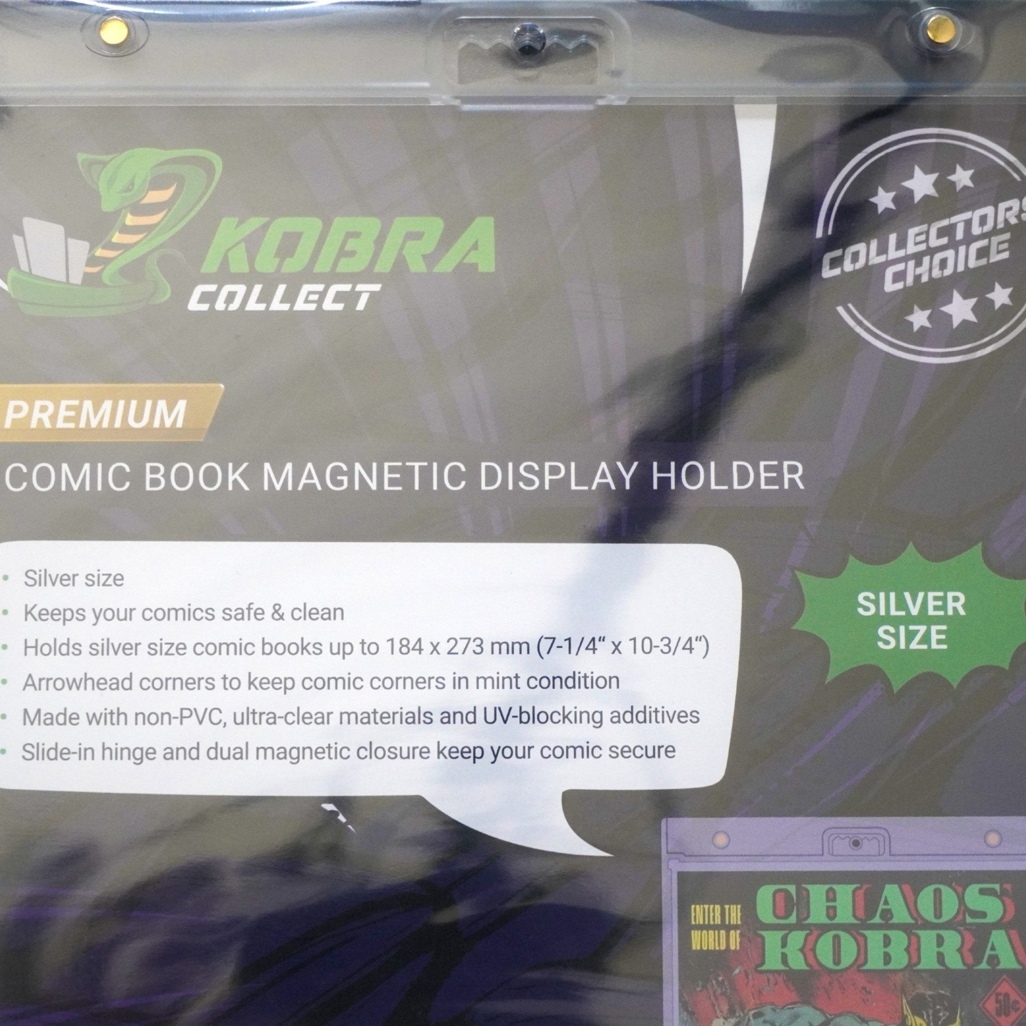 Kobra Collect Comic Book Magnetic Holder Silver Size – bei Habibicards kaufen