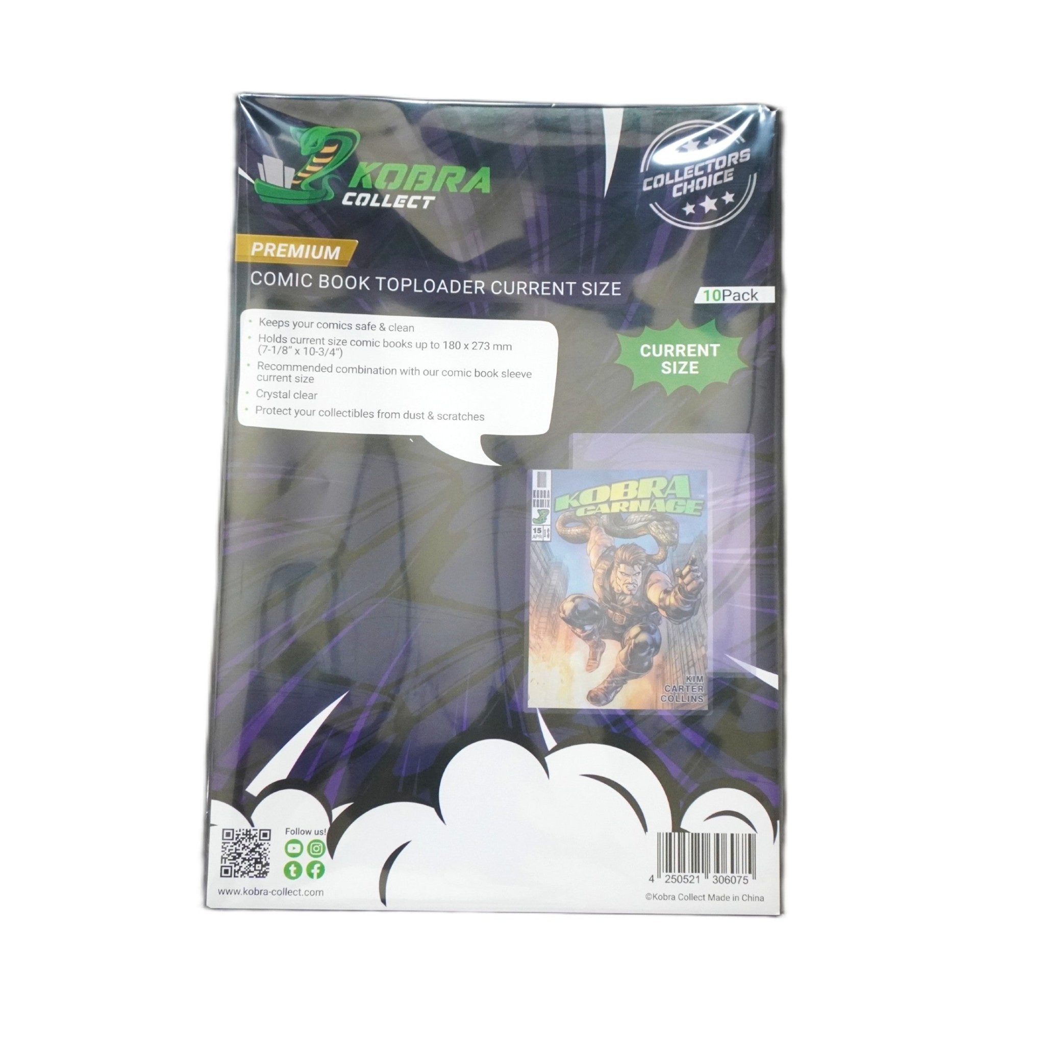 Kobra Collect Comic Book Toploader Current Size 10Stk – bei Habibicards kaufen