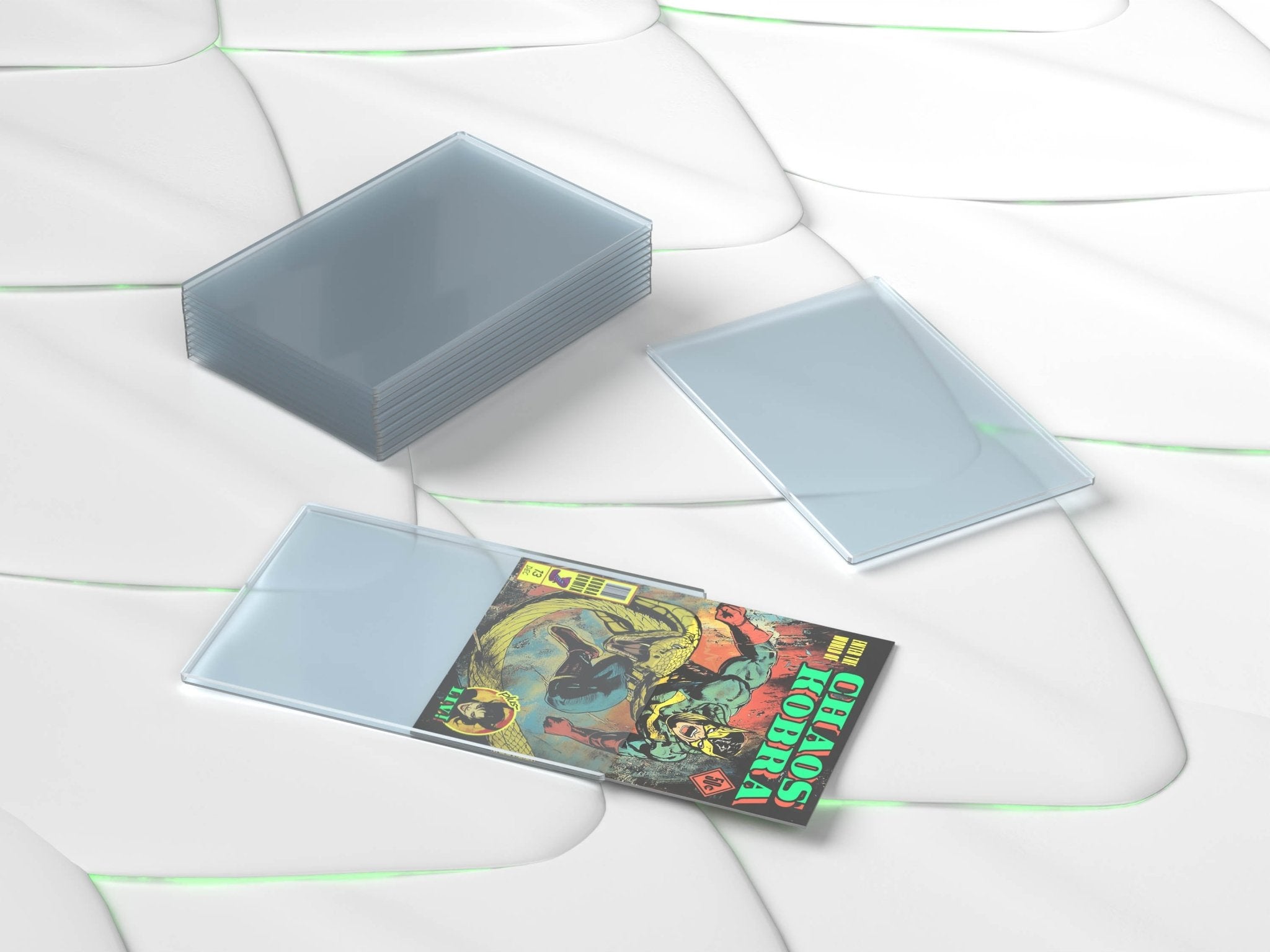 Kobra Collect Comic Book Toploader Current Size 10 Stück Vorderseite – stabile Comic Toploader im Current Size Format, offizielles Zubehör für moderne Comics von Marvel, DC und Independent, Sammlerschutz kaufen bei Habibicards