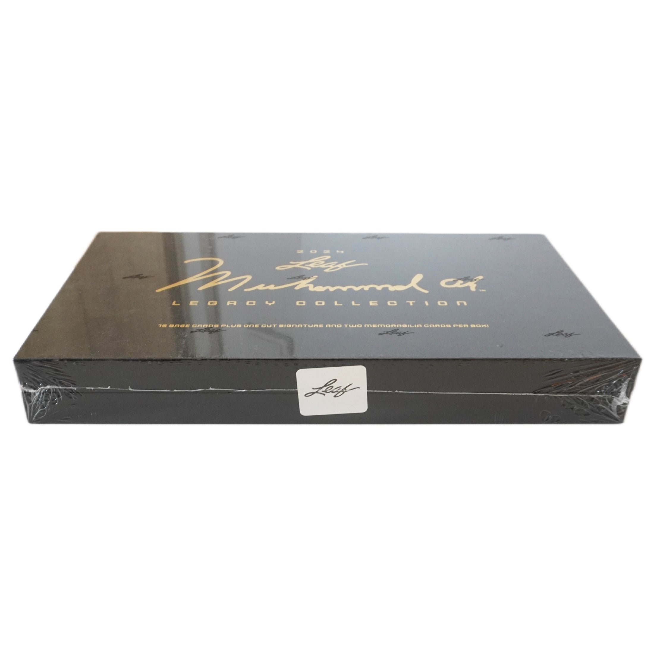Leaf Muhammad Ali Legacy Collection 2024 linke Seite – originale Box mit Boxing Trading Cards, Legacy Inserts, Autograph Hits und Collectors Memorabilia kaufen bei Habibicards