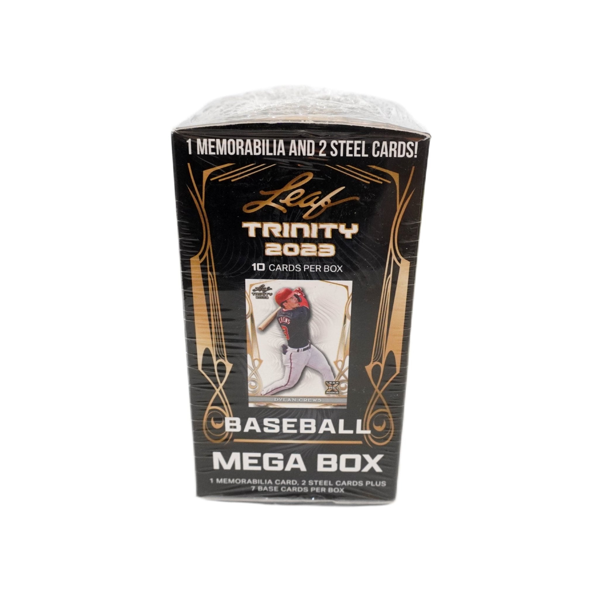 Leaf Trinity Baseball Mega Box 2023 Inhalt – Trading Cards mit MLB Rookie Cards, Premium Autogrammen, Patch Cards, Inserts, Parallels und Collectors Hits kaufen bei Habibicards