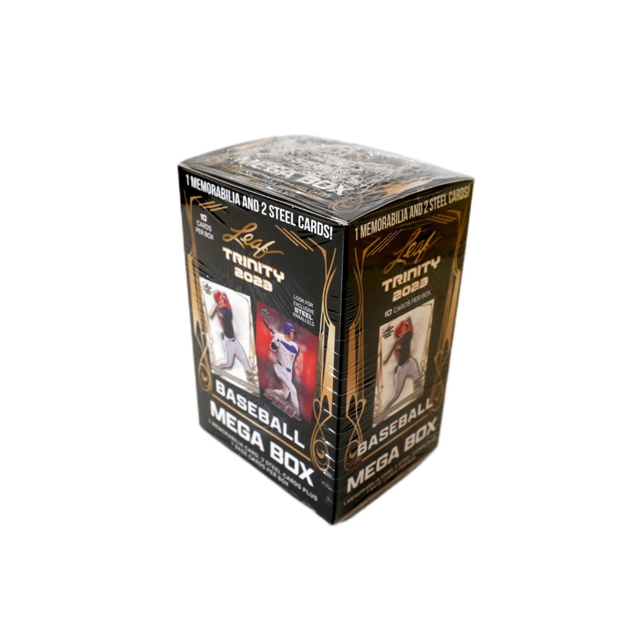 Leaf Trinity Baseball 2023 linke Seite – Mega Box mit exklusiven MLB Rookie Cards, Autogrammen, Patch Cards, Inserts, Parallels und Trading Cards kaufen bei Habibicards