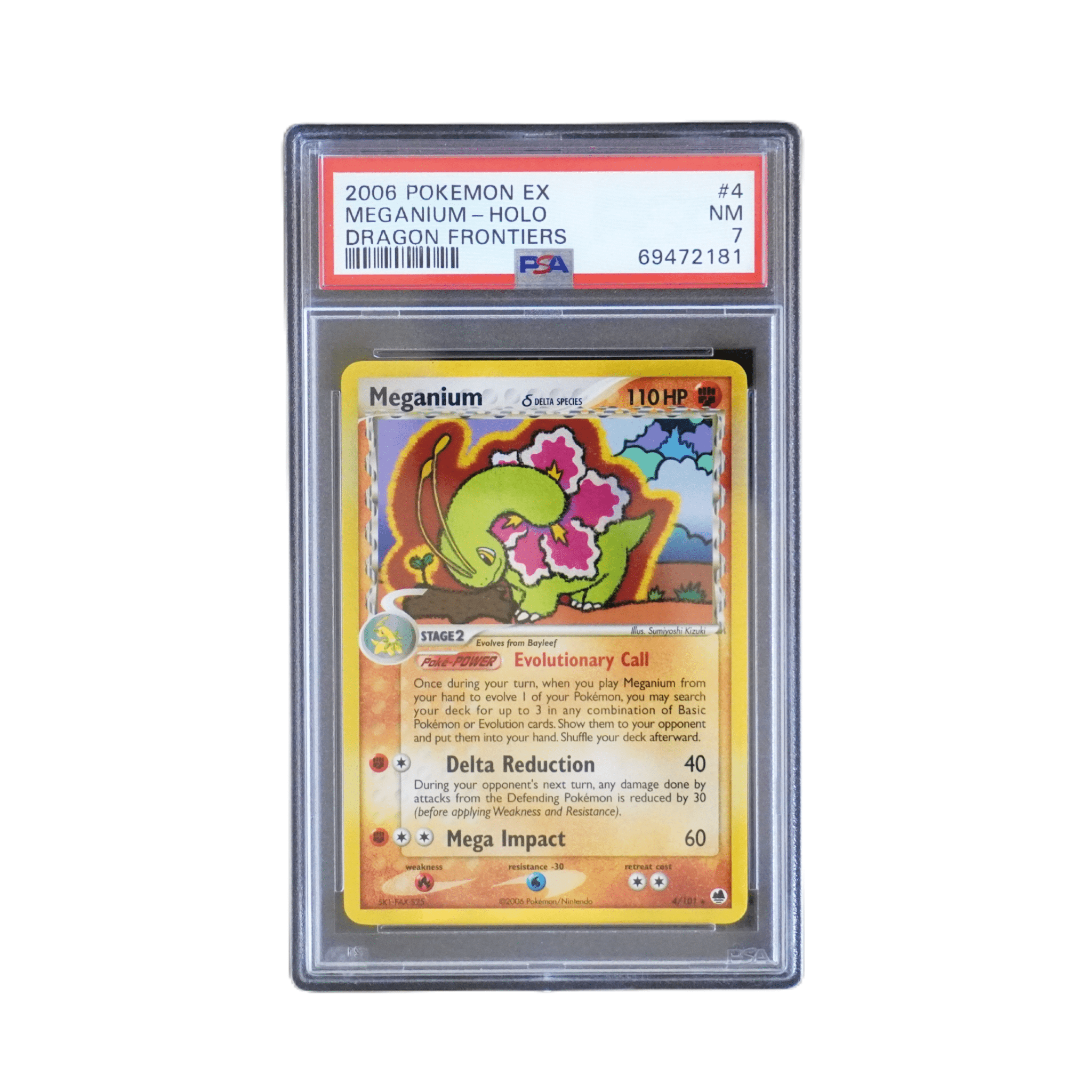 Meganium Holo 2006 PSA7 – bei Habibicards kaufen