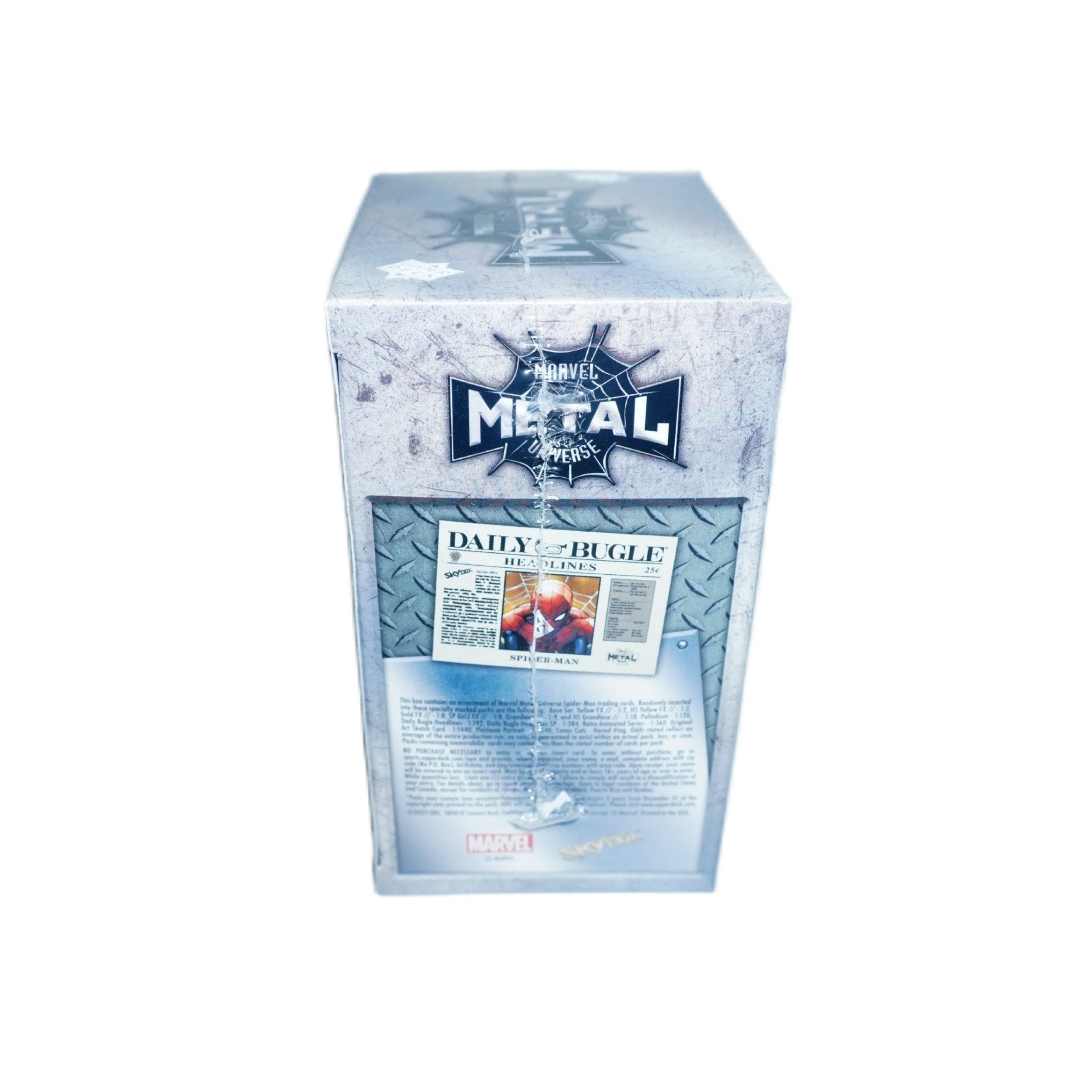 Metal Universe Spider-Man Blaster Box 2022 rechte Seite – Upper Deck Marvel Trading Cards mit Spider-Man, Parallels und Collectors Inserts kaufen bei Habibicards