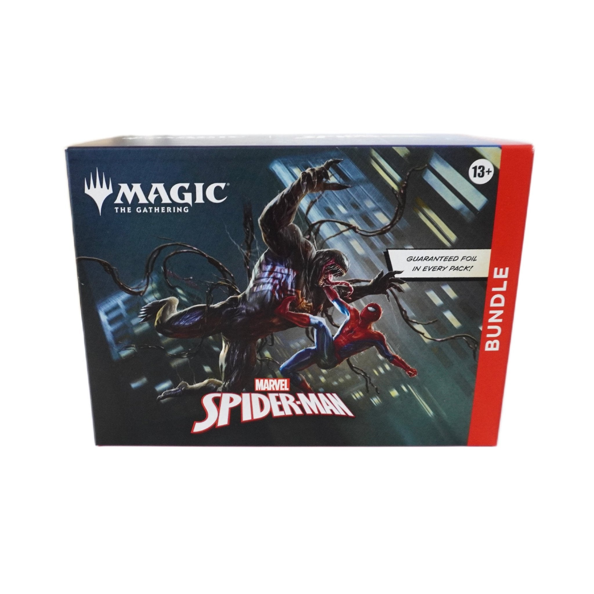 Magic The Gathering Marvel’s Spider-Man Bundle ENG 2025 – komplette Vorderansicht des englischen Bundles bei Habibicards kaufen