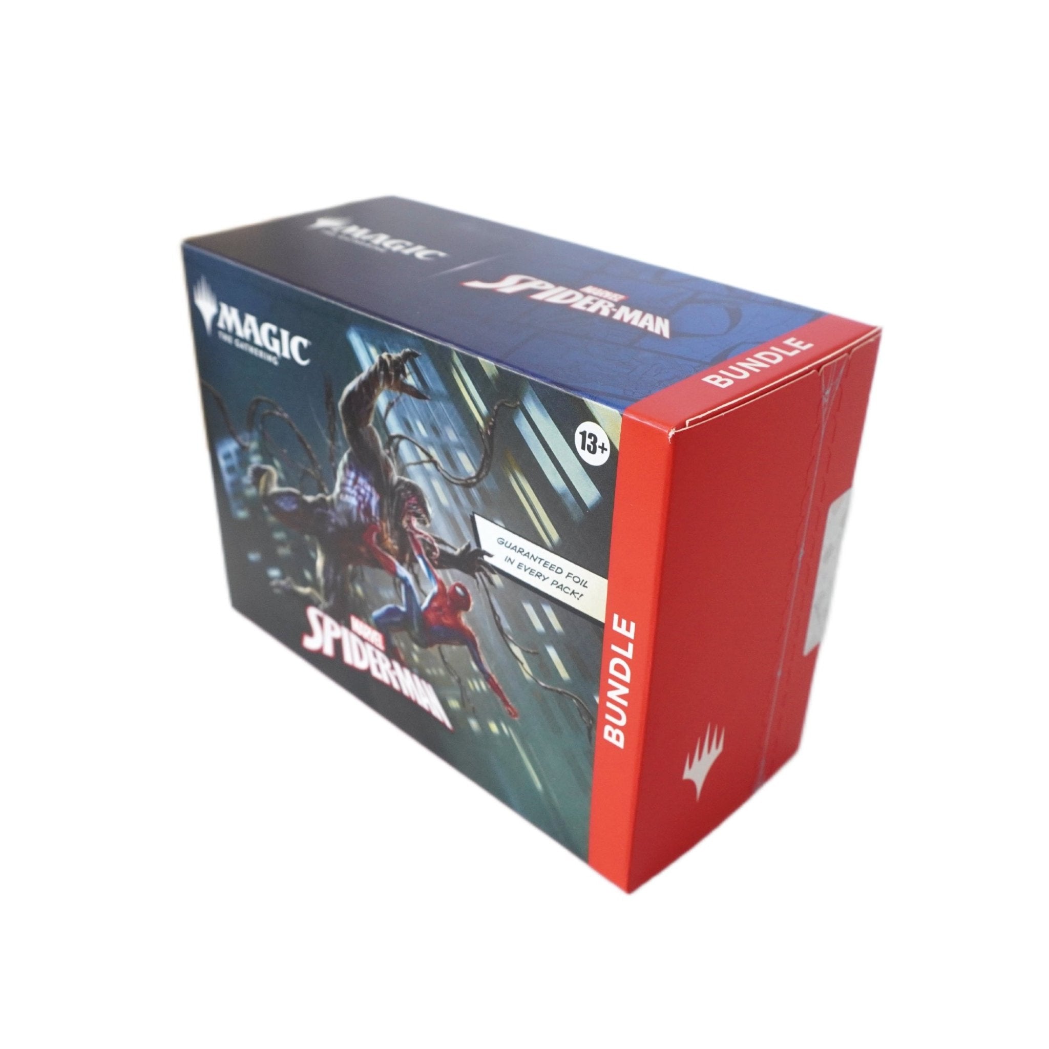 Seitenansicht Magic The Gathering Marvel’s Spider-Man Bundle ENG – englisches MTG Spider-Man Bundle bei Habibicards