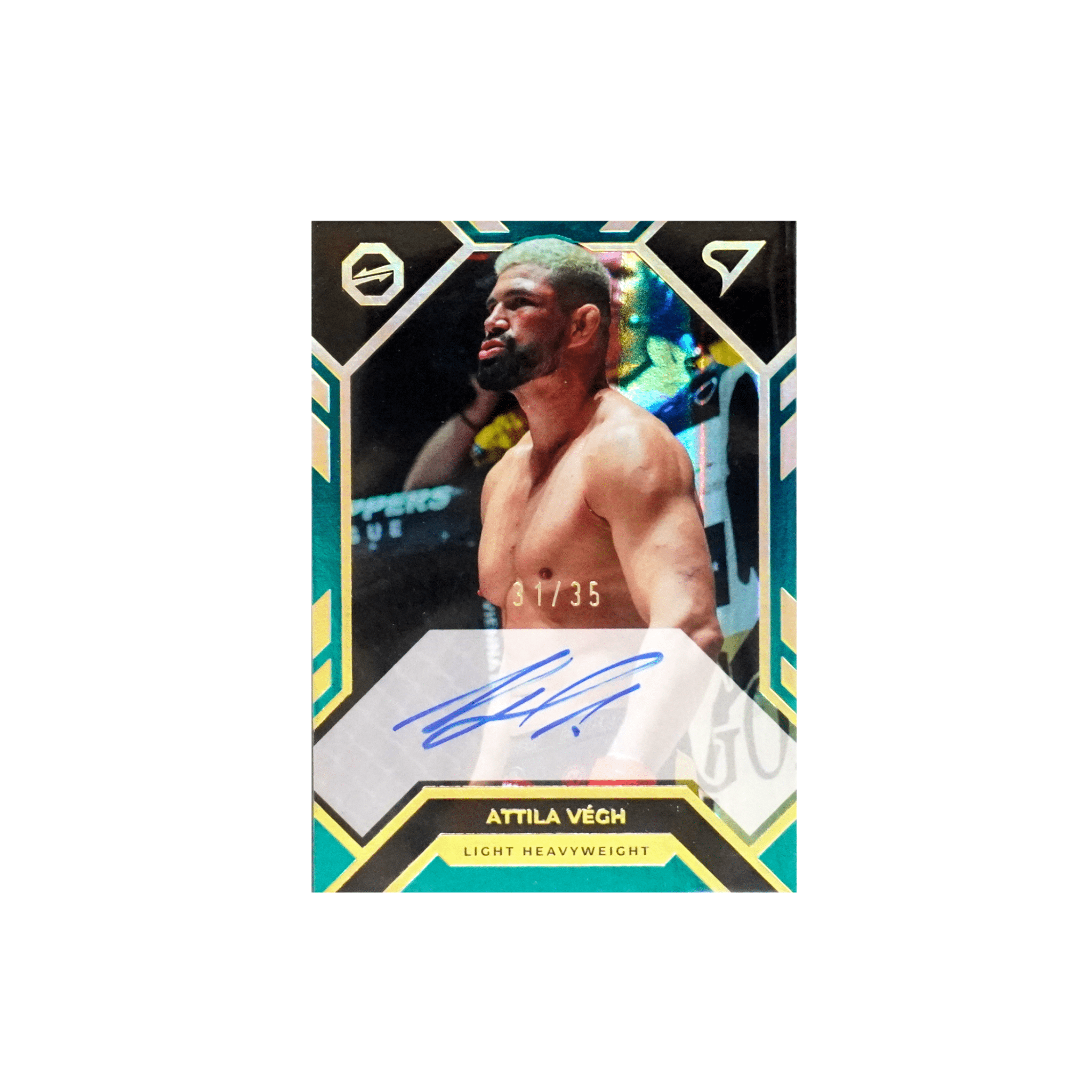 Oktagon Attila Végh Türkis X/35 Autogramm Einzelkarte – bei Habibicards kaufen