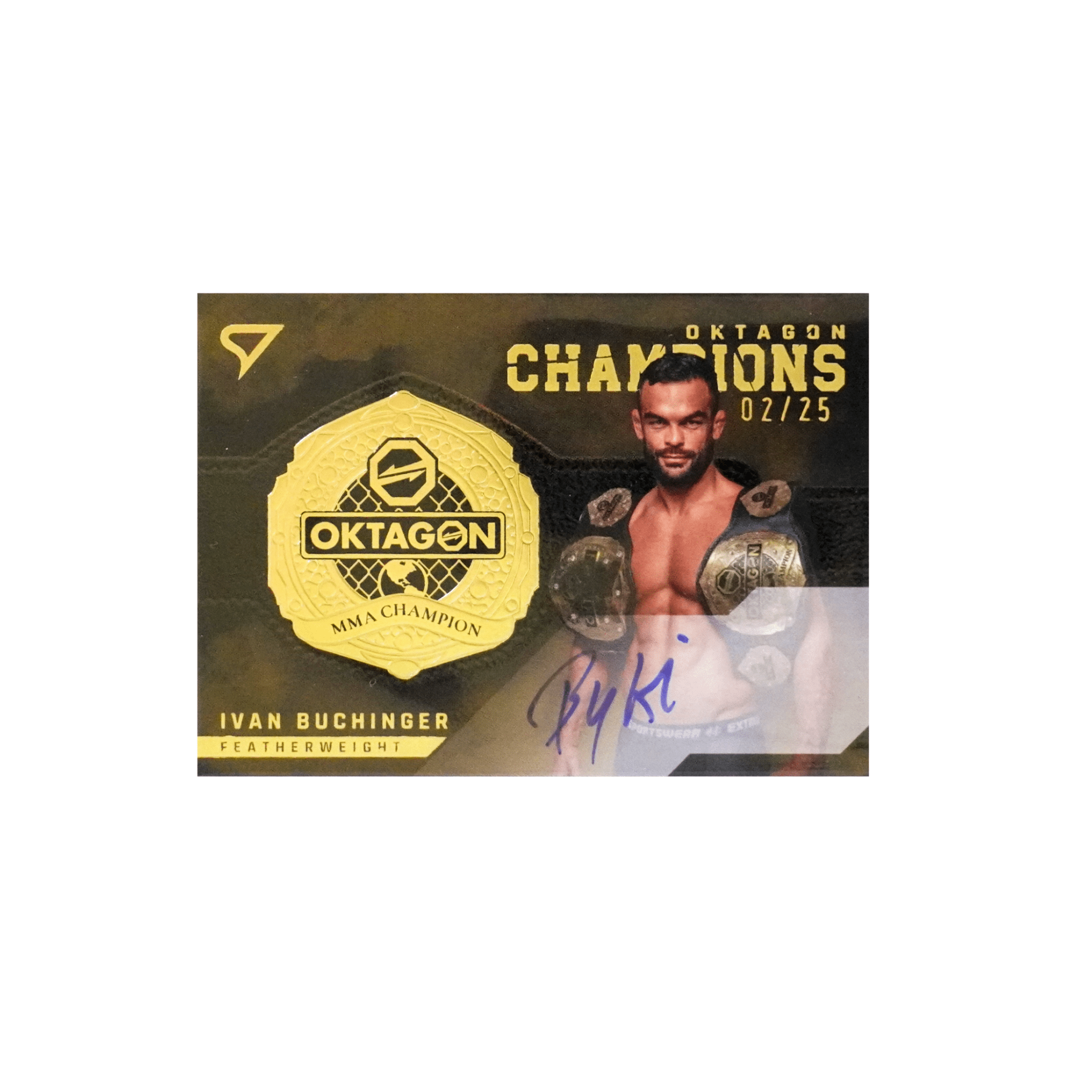 Oktagon Ivan Buchinger Champion Featherweight Autogramm X/25 Einzelkarte – bei Habibicards kaufen