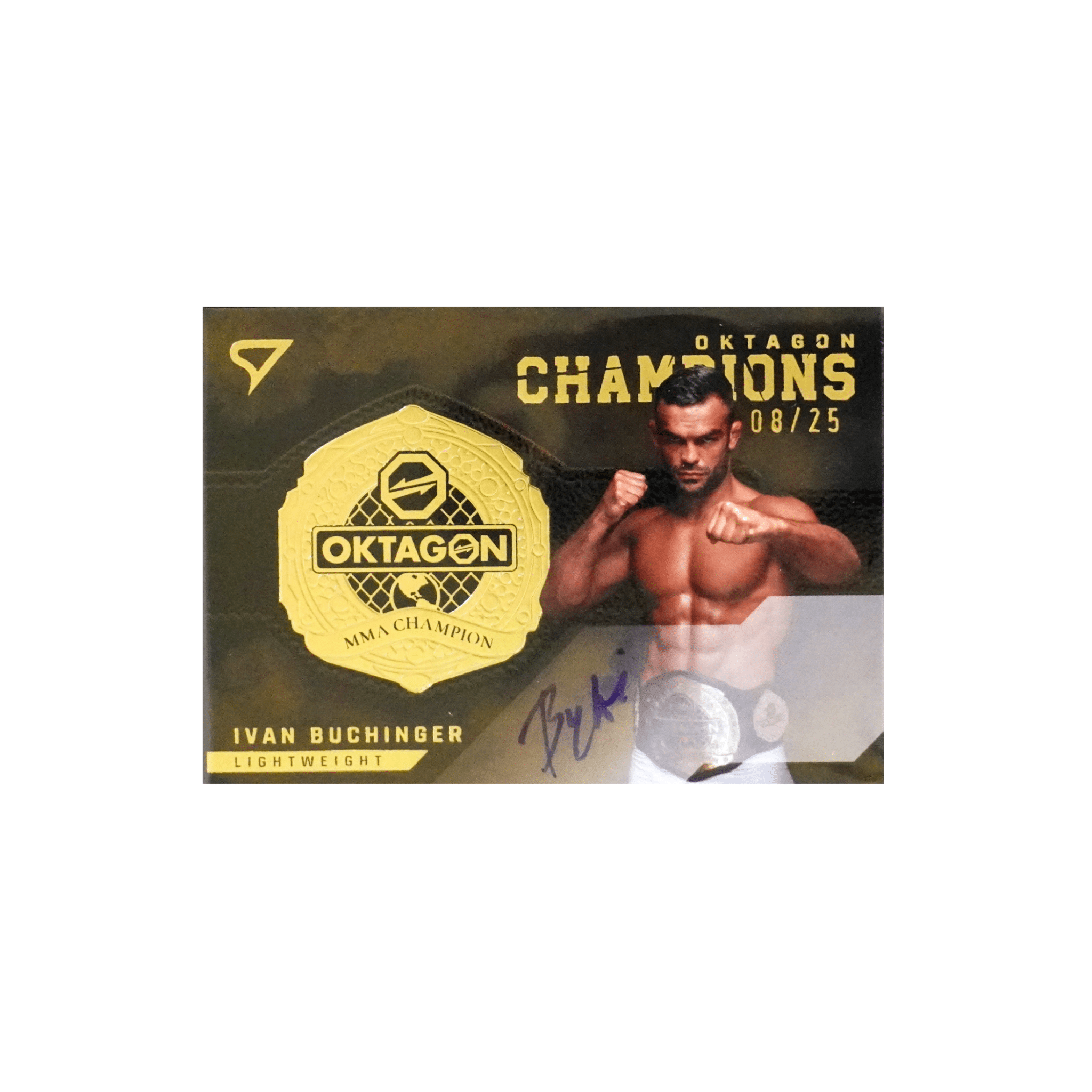 Oktagon Ivan Buchinger Champion Lightweight Autogramm X/25 Einzelkarte – bei Habibicards kaufen