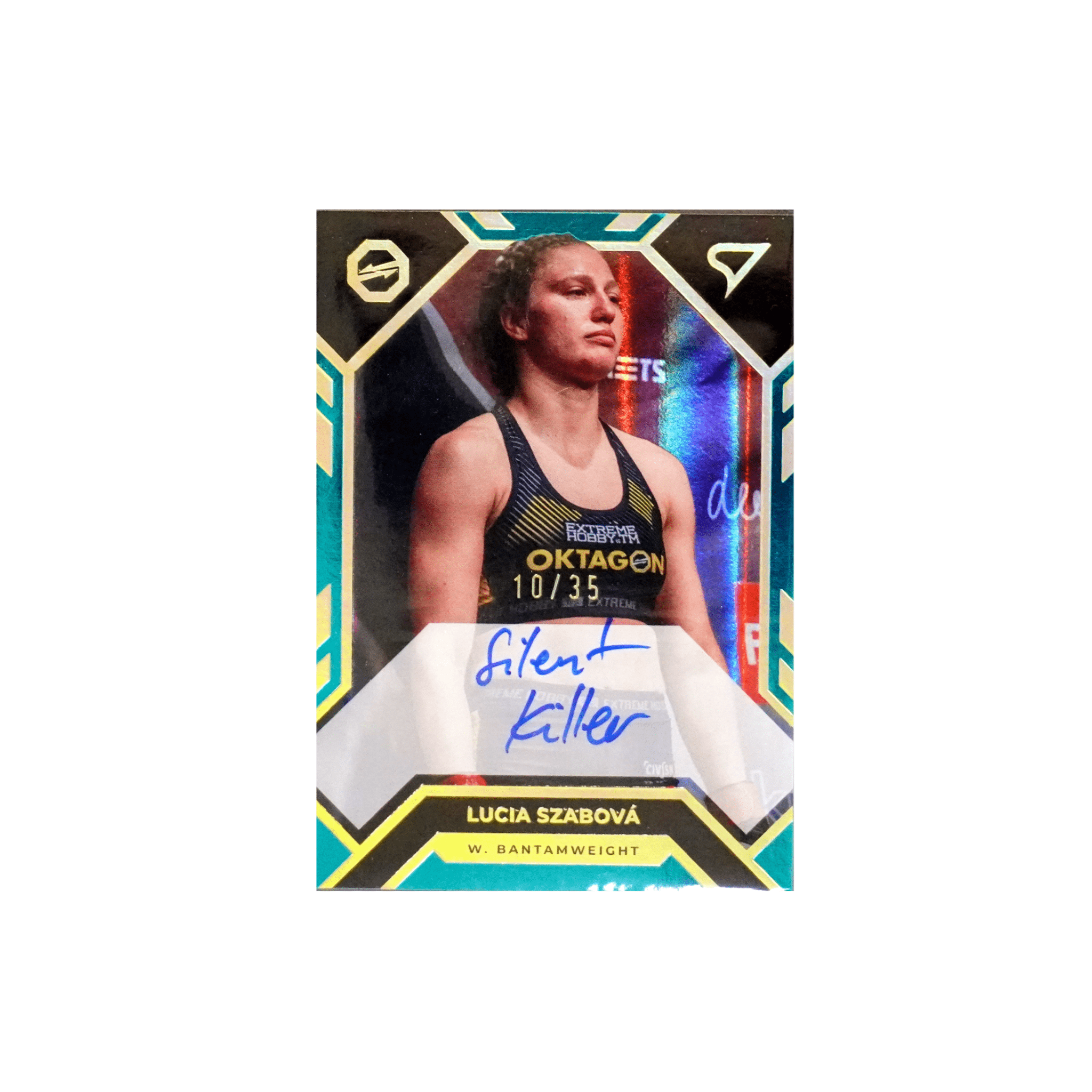 Oktagon Lucia Szabová Türkis X/35 Autogramm Einzelkarte – bei Habibicards kaufen