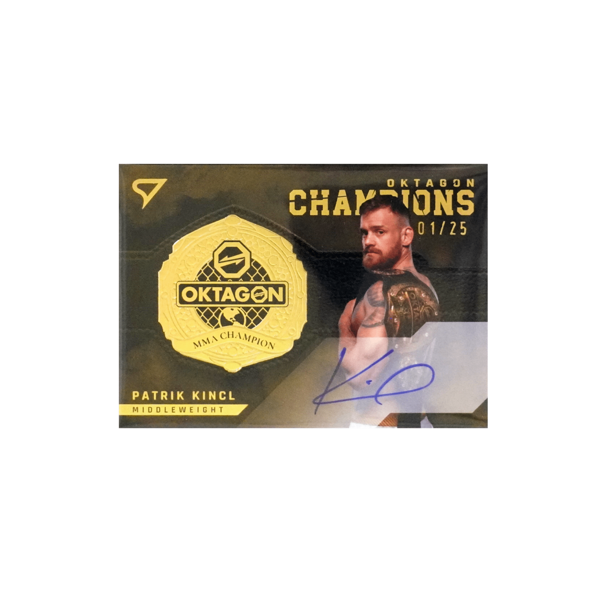 Oktagon Patrik Kincl Champion Autogramm X/25 Einzelkarte – bei Habibicards kaufen