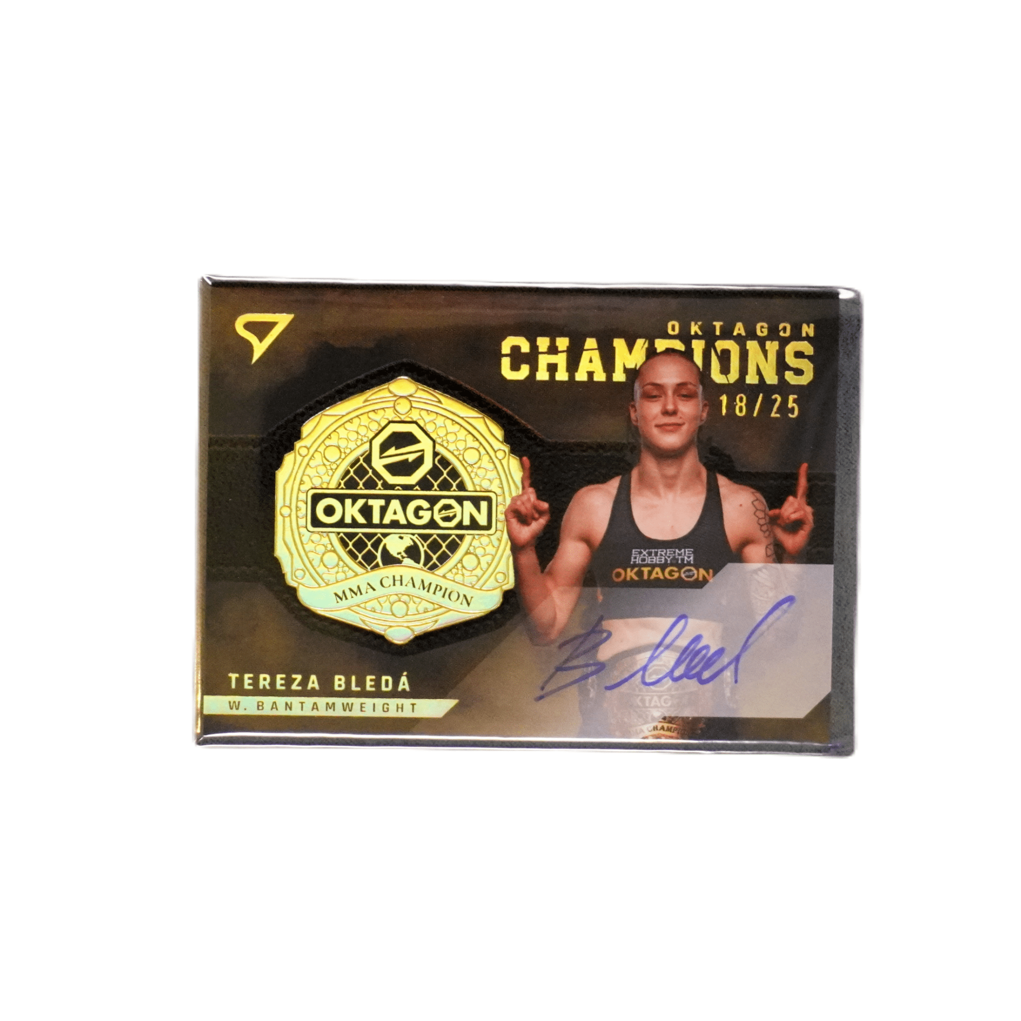 Oktagon Tereza Bledá Champion Autogramm X/25 Einzelkarte – bei Habibicards kaufen