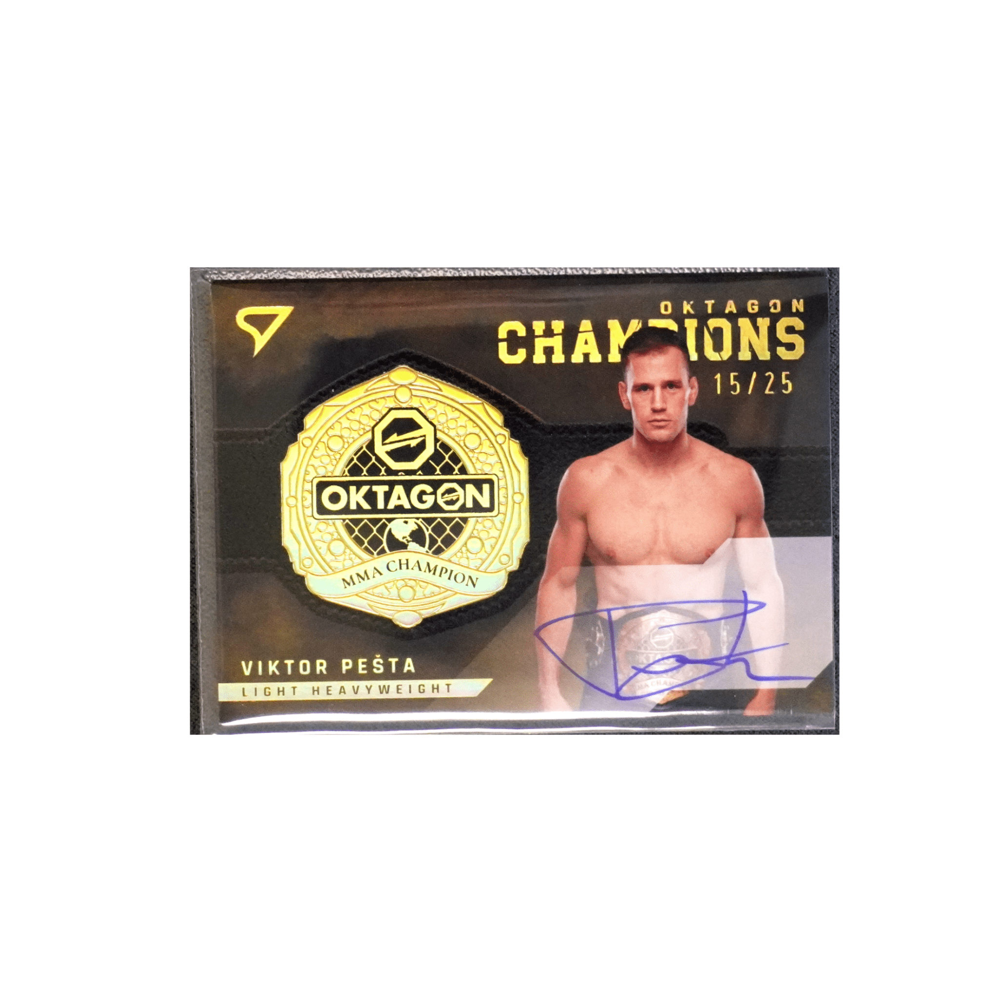 Oktagon Viktor Pesta Champion Autogramm X/25 Einzelkarte – bei Habibicards kaufen