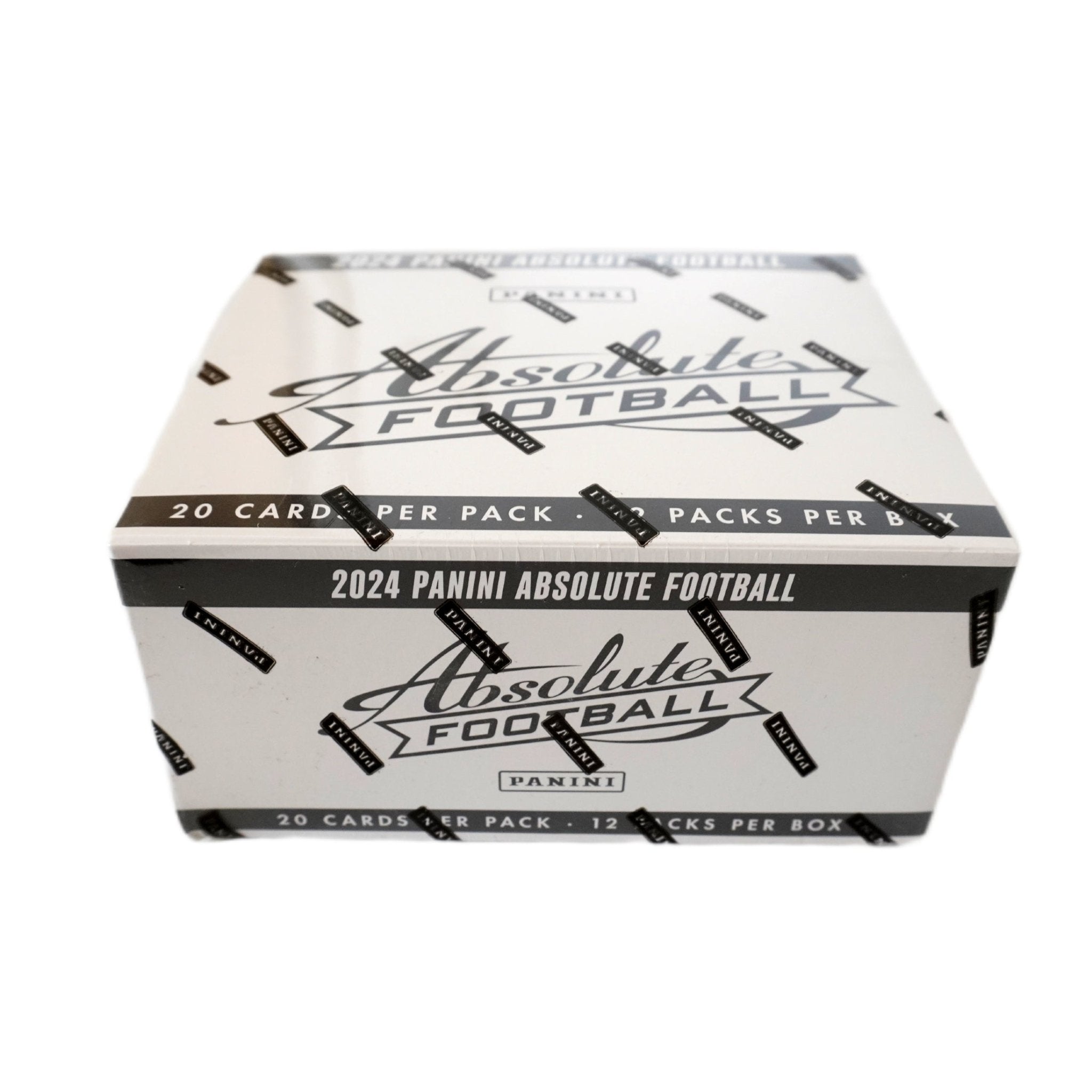 Panini Absolute Football 2024 NFL Fat Pack Box rechte Seite – originale Football Sammelkarten Box, offizielles Panini Absolute Trading Cards TCG Fat Pack Display 2024 online bestellen