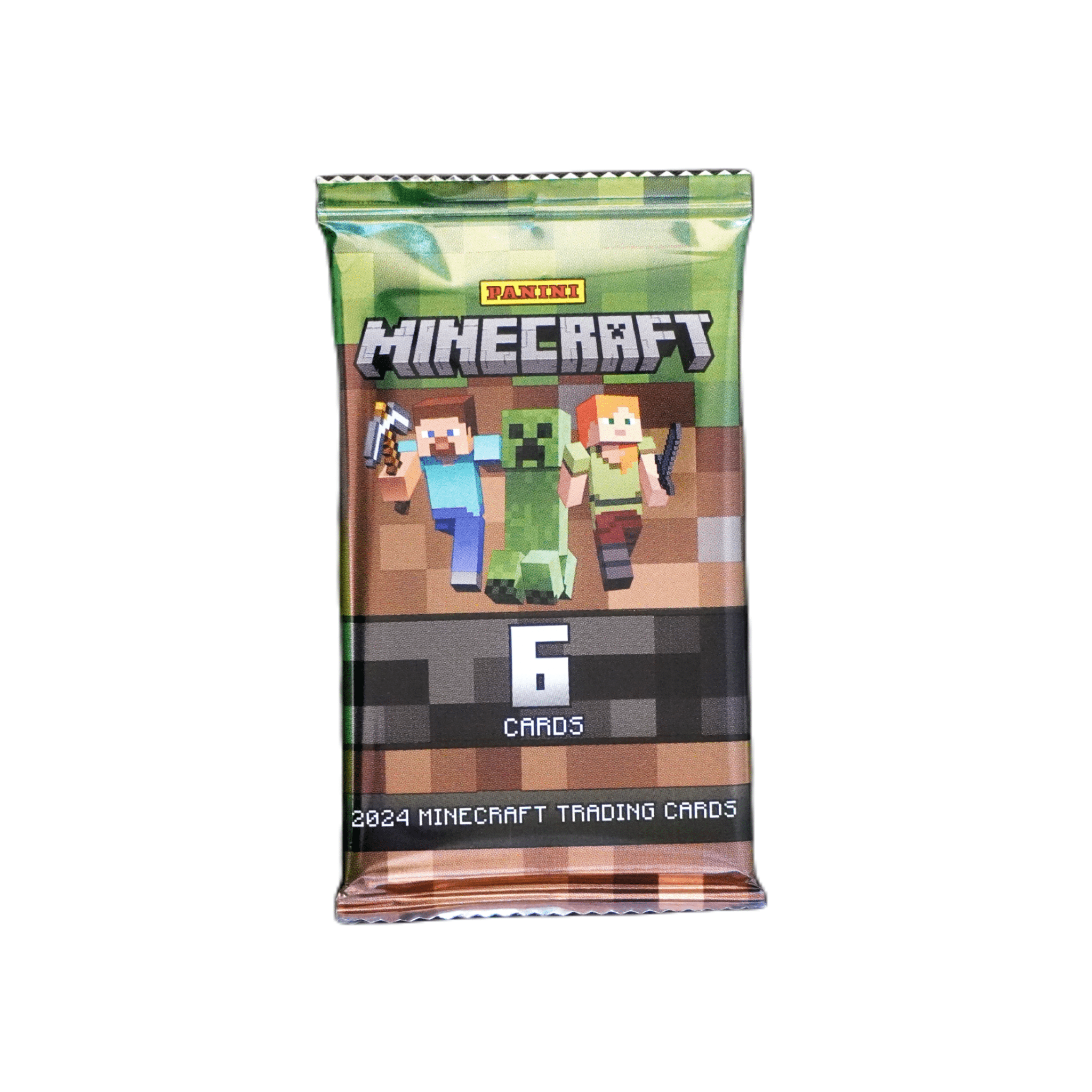 Panini Minecraft Einzelbooster 2024 – Boosterpack mit Minecraft-Design und Chance auf exklusive Parallelkarten kaufen bei Habibicards