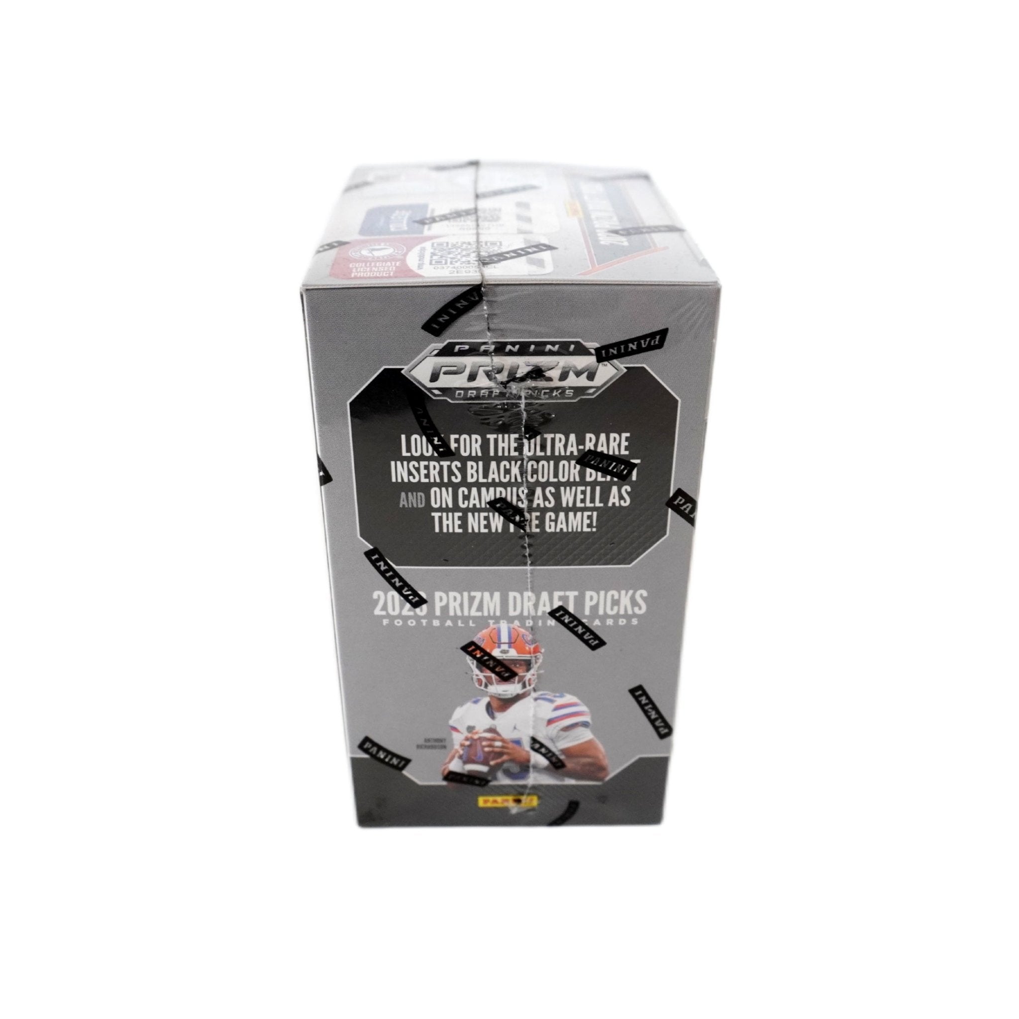 2023 Panini Prizm Draft Picks Football Hobby Blaster Rückseite – detaillierte Übersicht aller enthaltenen NFL & College Sammelkarten inklusive Neon Pink Pulsar Parallels, offizielles Panini Trading Cards Set 2023 entdecken und online kaufen