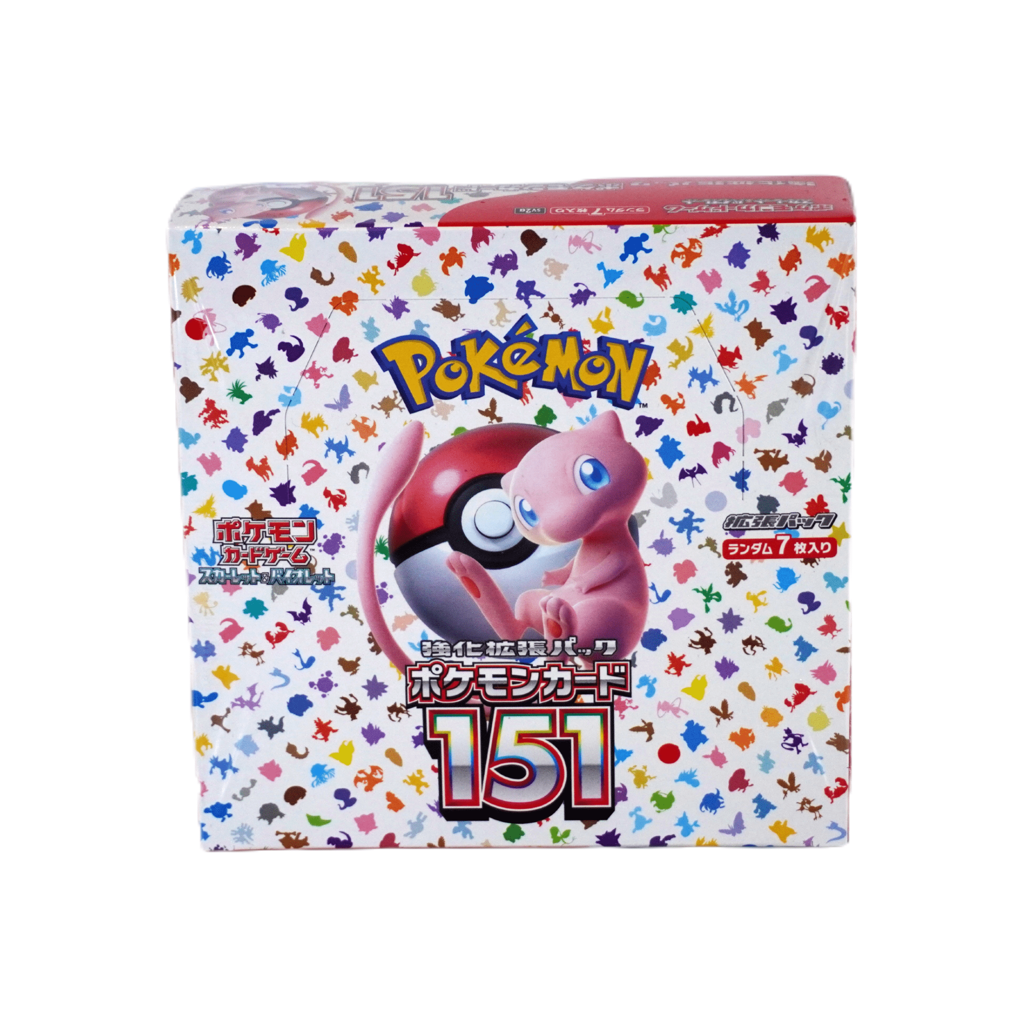Pokémon 151 Display JP Vorderseite – japanische Boosterbox mit 20 Packs, Nostalgie pur mit den ersten 151 Pokémon kaufen bei Habibicards