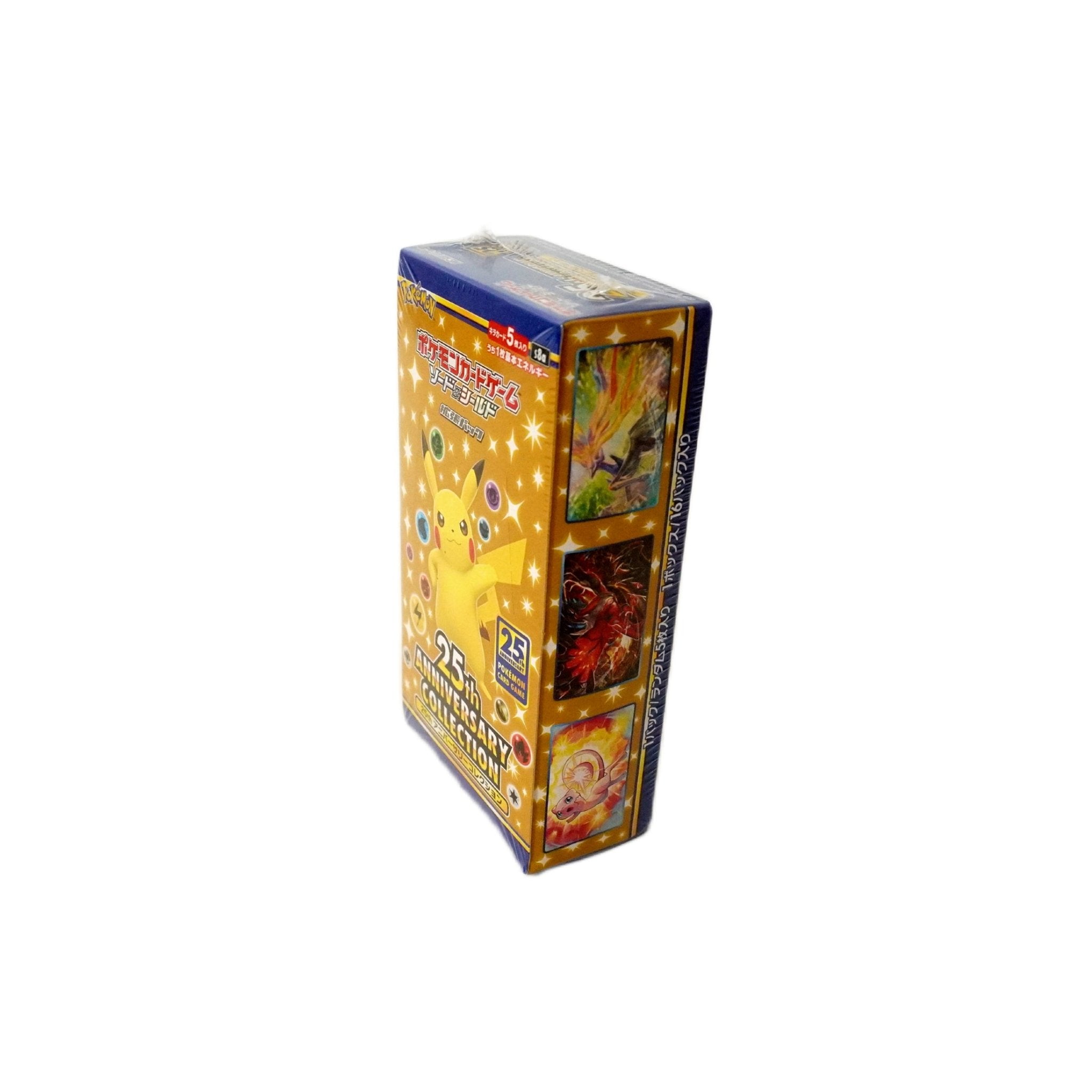 Pokémon 25th Anniversary Collection Display JP Rückseite – offizielles japanisches Jubiläums-Set mit Goldmew, Pikachu und besonderen Sammelkarten kaufen bei Habibicards