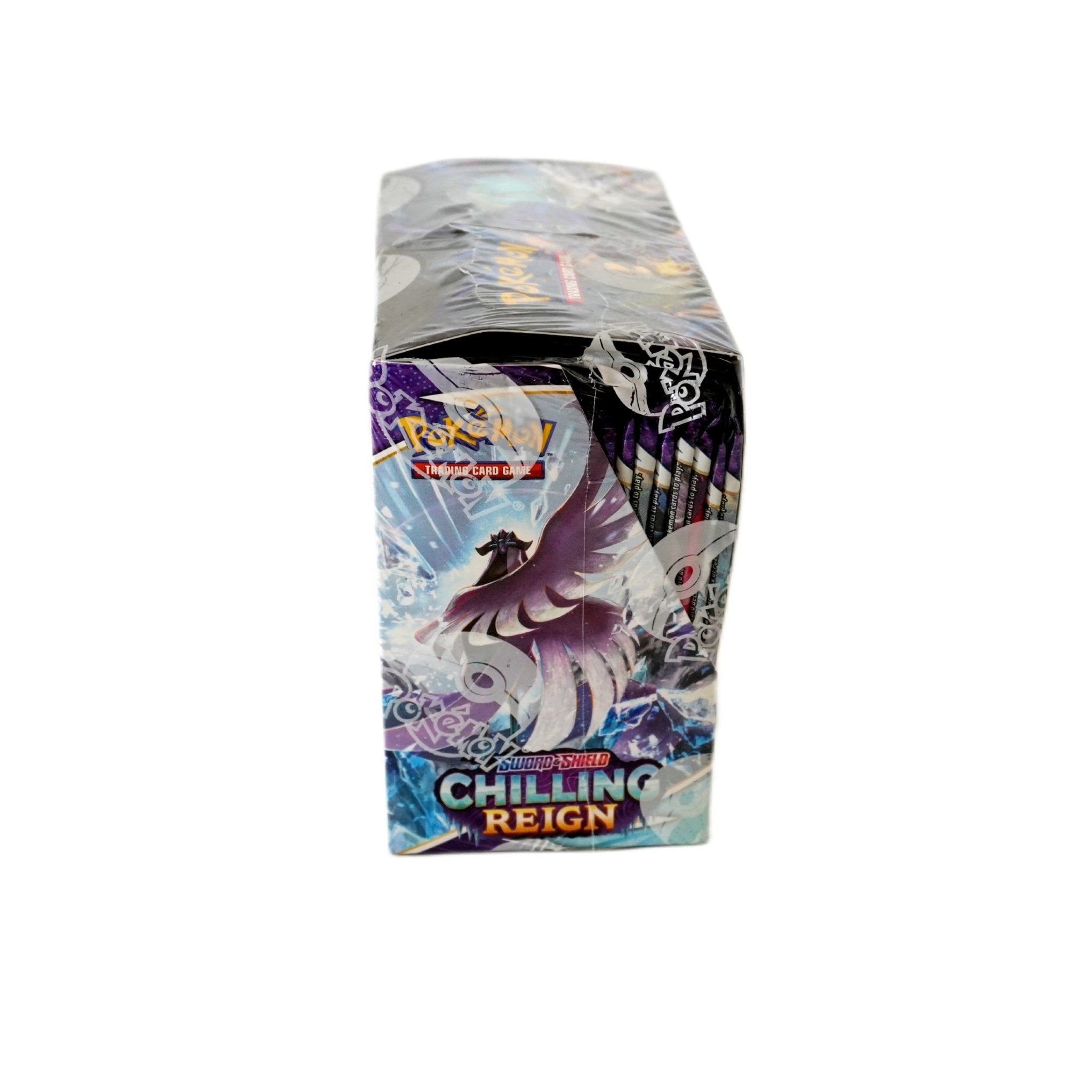 Pokémon Chilling Reign 36er Display Englisch Rückseite – offizielles TCG Display mit Blaziken VMAX, Galarian Moltres, Gold-Snorlax und seltenen Sammelkarten kaufen bei Habibicards