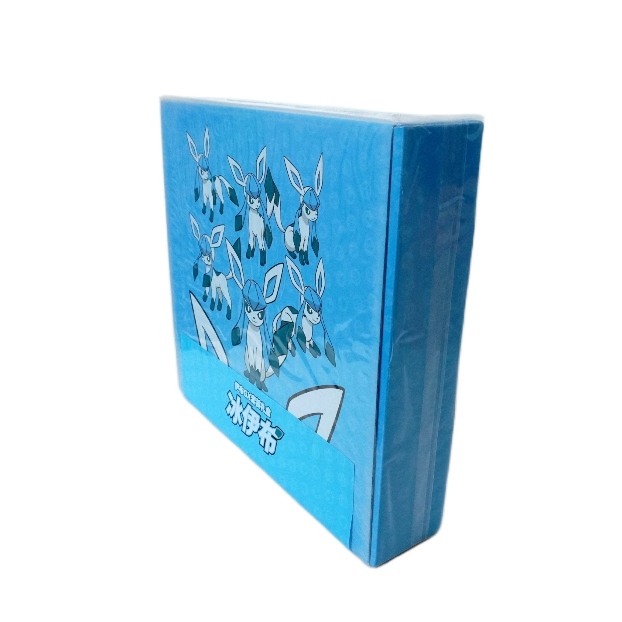 Pokémon Glaziola Box Rückseite (Chinese) – offizielle chinesische Pokémon TCG Box mit Evoli-Entwicklung Glaziola und besonderen Extras kaufen bei Habibicards