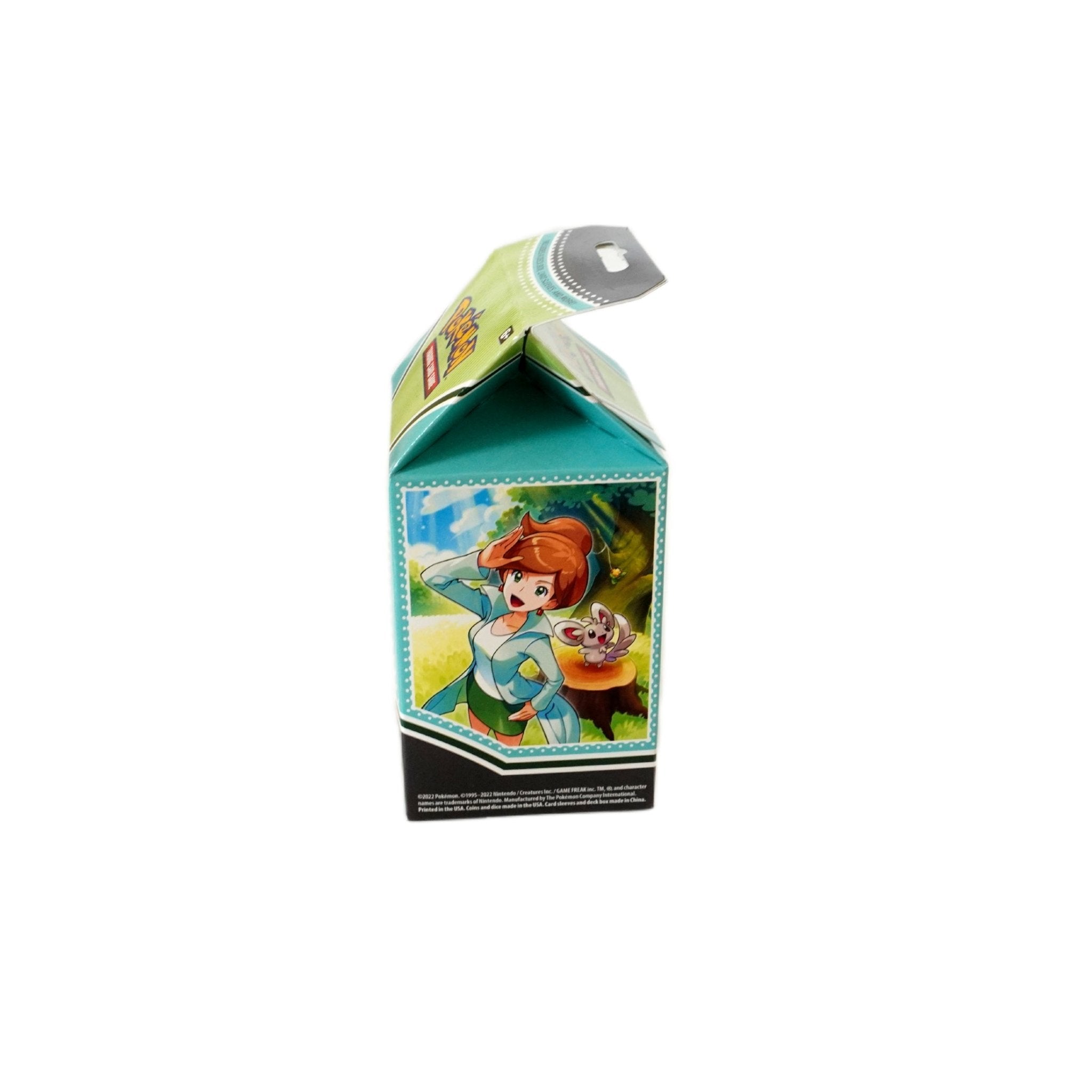 Pokémon Professor Juniper Premium Tournament Collection Rückseite – englisches Pokémon TCG Produkt mit Promokarten, Deckbox, Sleeves und Boostern kaufen bei Habibicards
