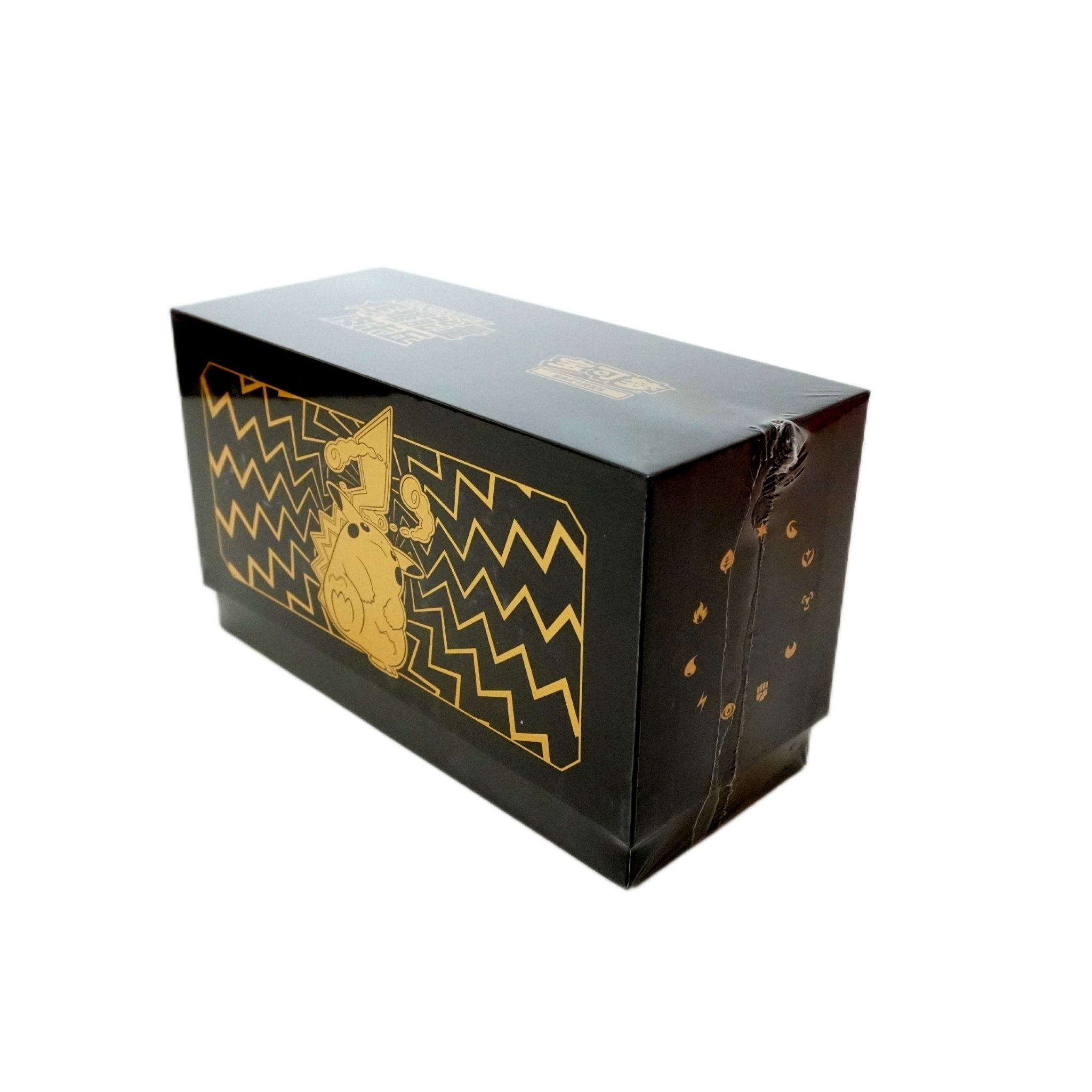 Pokémon Radiant Energy Pikachu Box linke Seite – chinesische Pokémon Box mit exklusiven Boostern und Pikachu Karten kaufen bei Habibicards