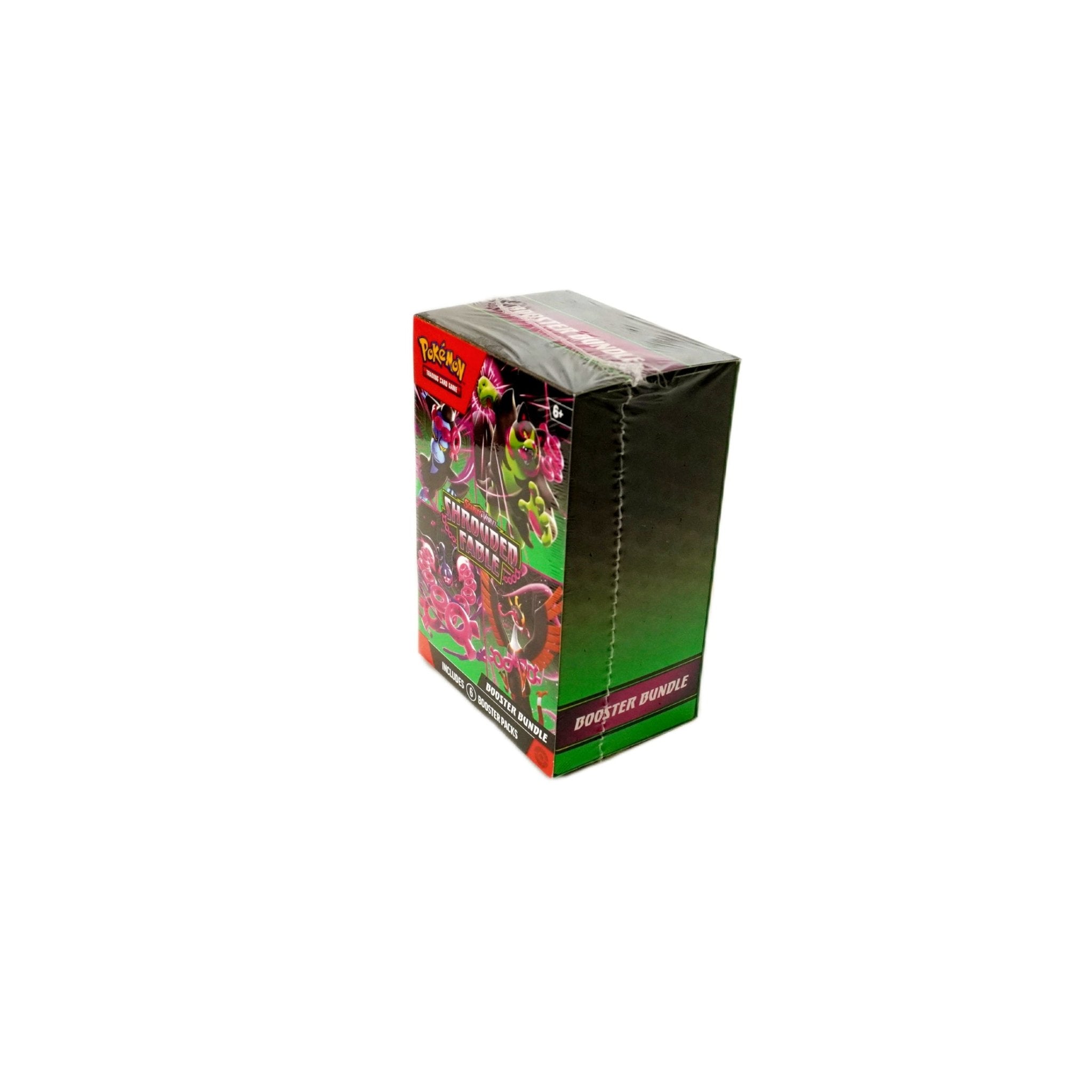 Linke Seitenansicht der Pokémon Shrouded Fable Boosterbundle Box – originale Pokémon Karten Englisch, offizielles Pokémon TCG Booster Display, Sammelkarten & Trading Cards kaufen