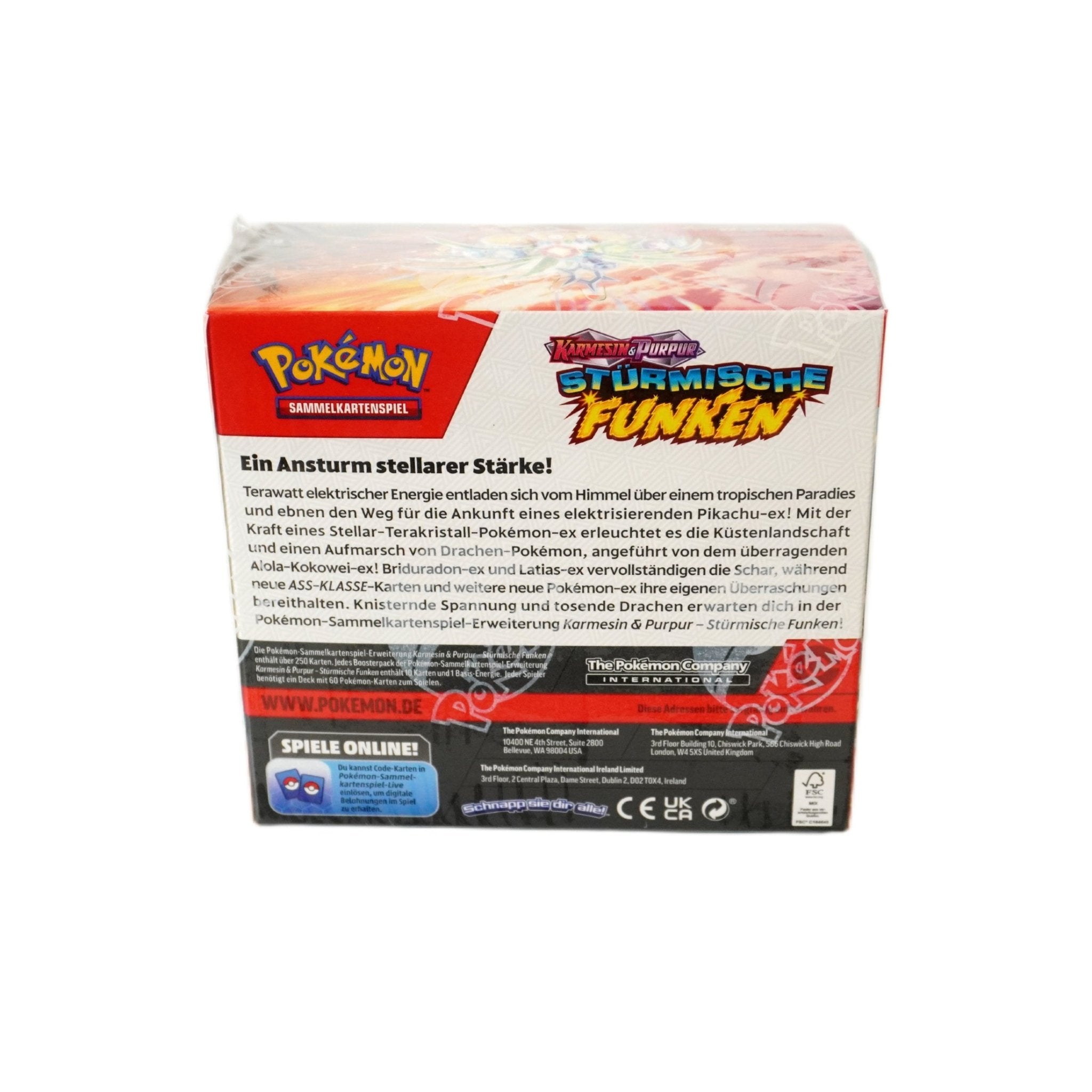 Pokémon Stürmische Funken Display (DE) – Ein Set voller Überraschungen und Highlights – bei Habibicards kaufen